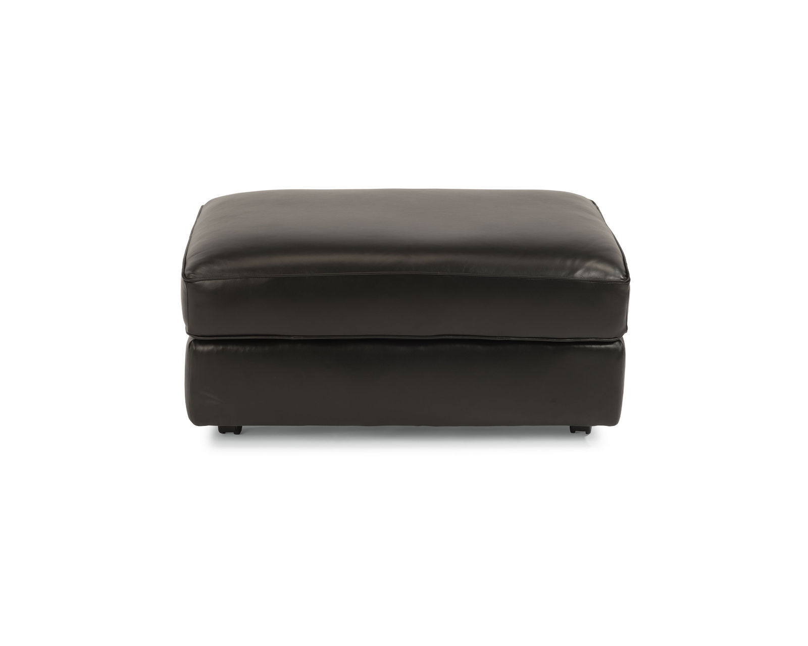 Vail Leather 107" Conversation Sofa (Leather choices) - Vail Leather Cocktail Ottoman