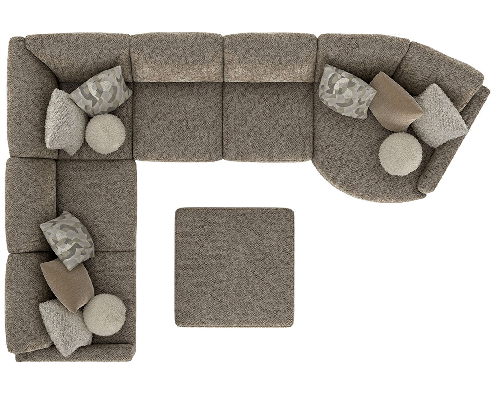 Turner 3145 Modular Sectional (includes pillows) - Piano Chaise Available Left or Right Side