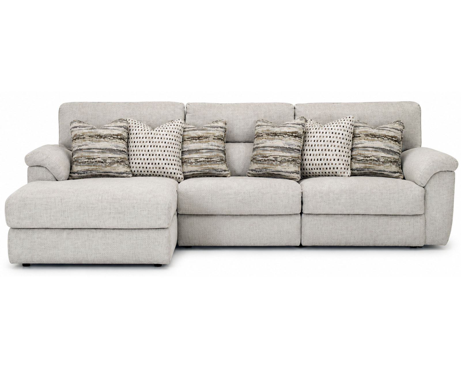 Escape Triple Power Modular Sectional with Advanced Air-Cell Massage and Heat (includes pillows) - All Chaise Lounges Recline and Feature Heat and Massage