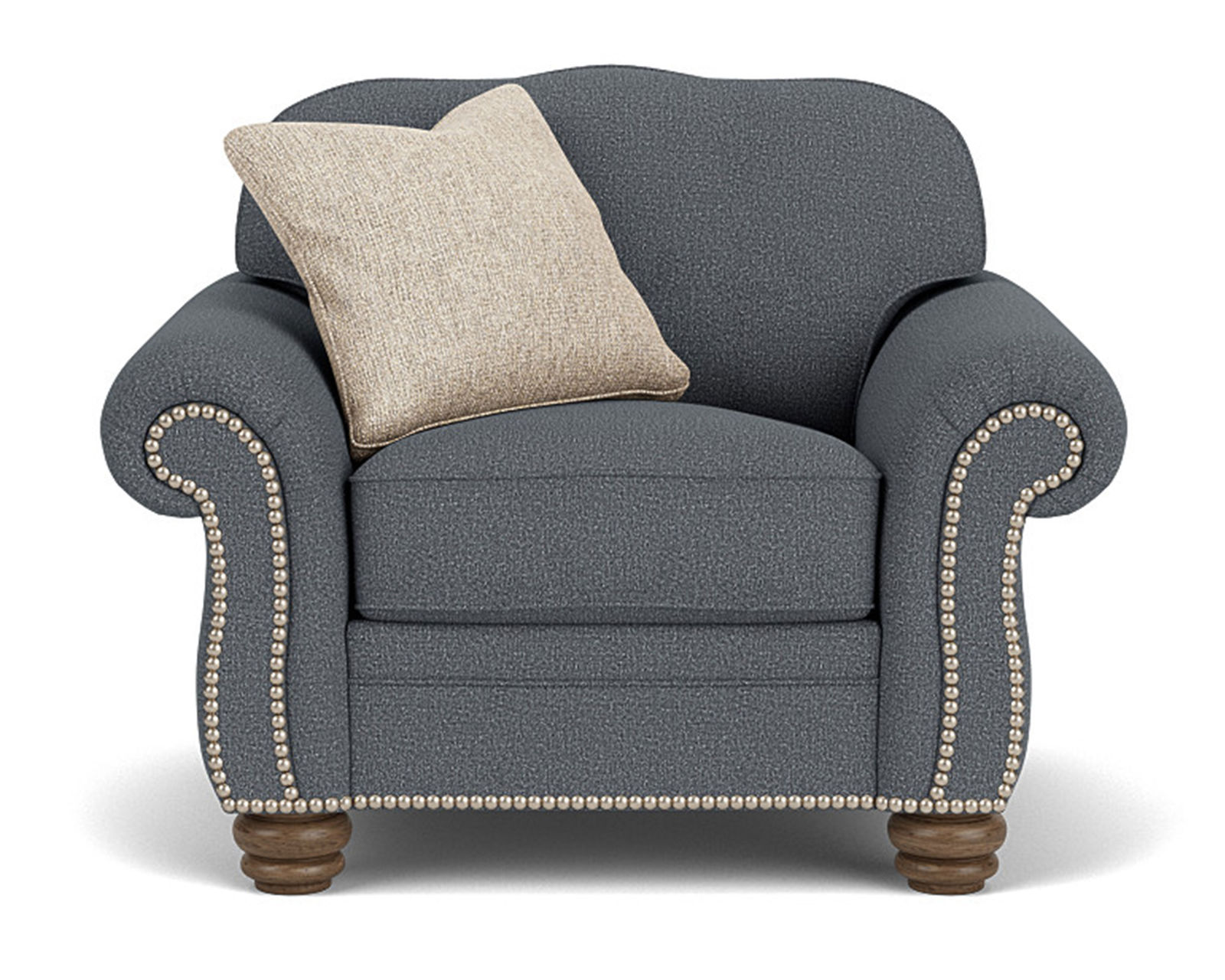 Bexley 8648 Nailhead Sofa (+100 fabrics) 91" - Bexley Nailhead Chair