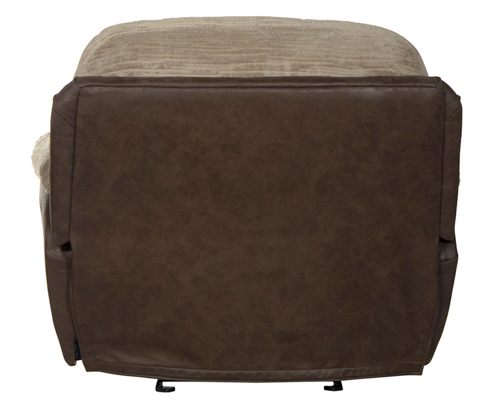 McMahon 96" Sofa with Drop Down Table (two tone polyester fabric)