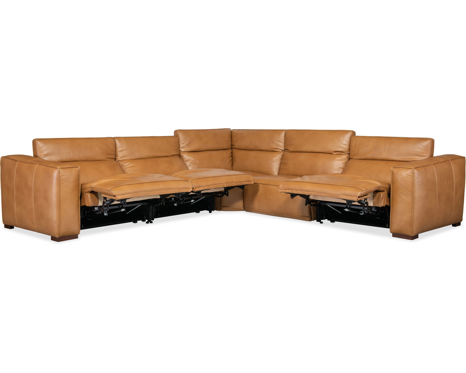 Fresco Five Piece Power Reclining Sectional (4 Power Recliners) In stock