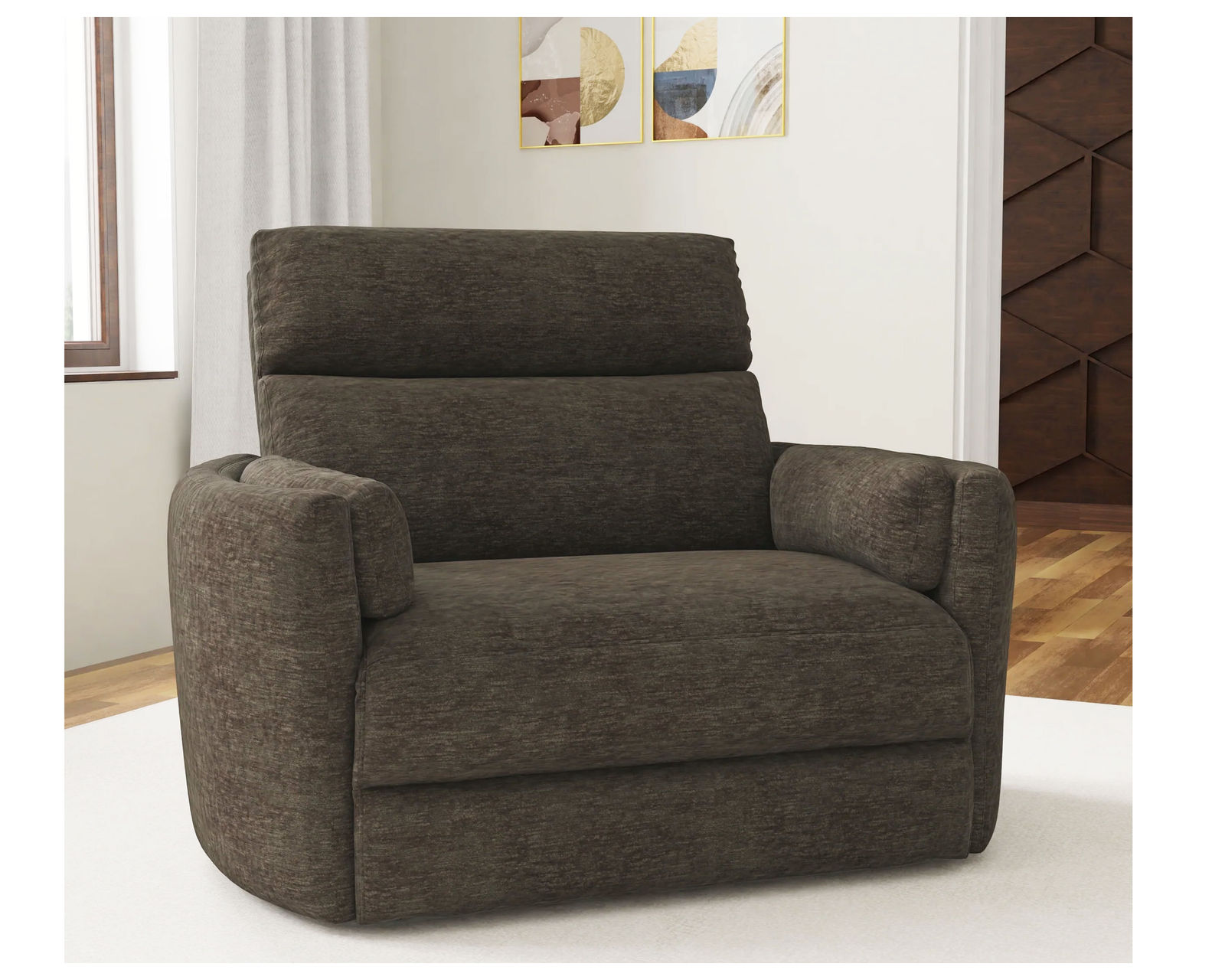 Radius Extra Wide Large Power Glider Recliner Krypton (In stock - Fast shipping) - Radius Krypton XL Power Glider Recliner