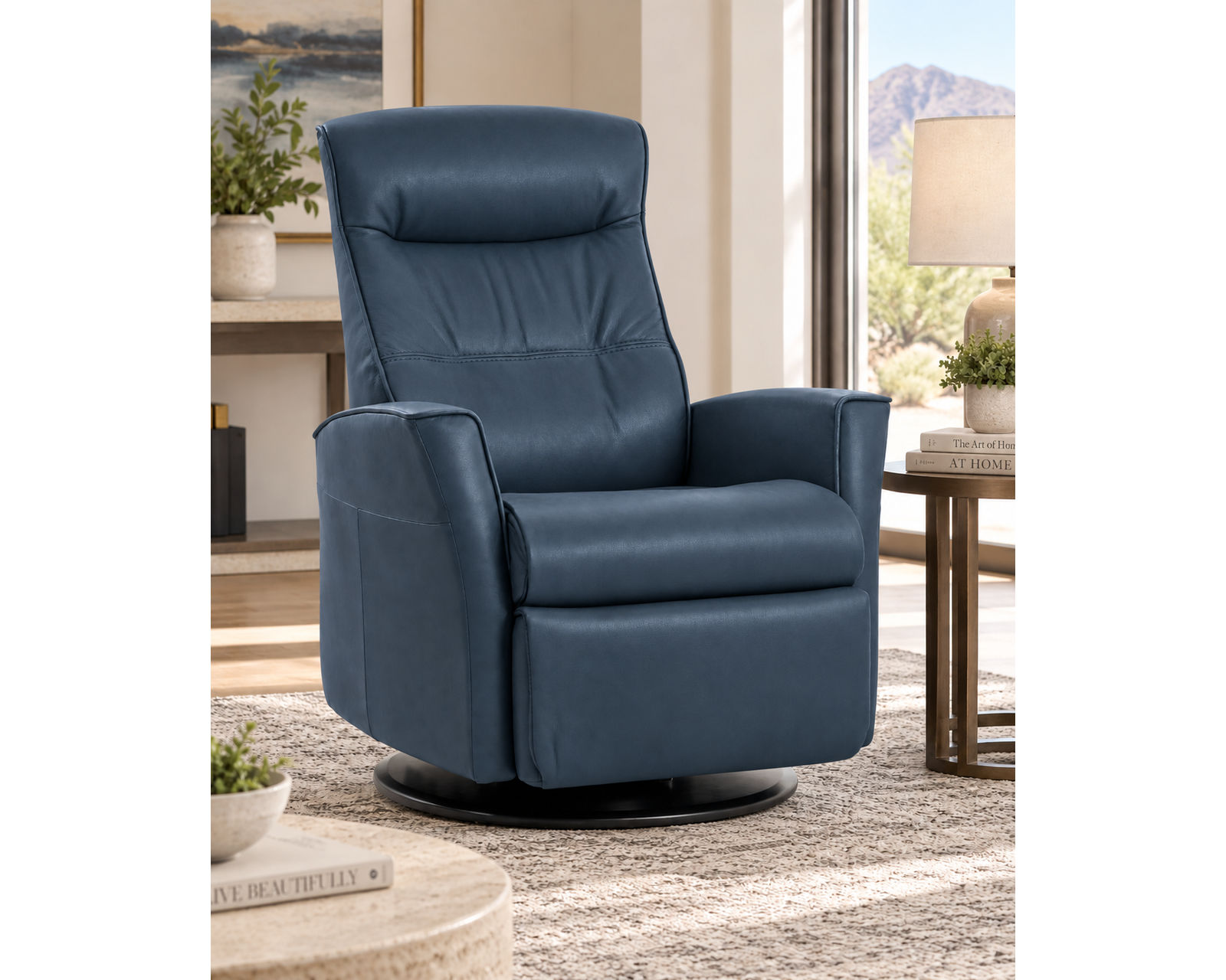 Crown Swivel Glider Relaxer Recliner (Scandinavian Comfort. Engineered Around You. In Stock - Cinder) - Designed for Comfort. Built for Value.