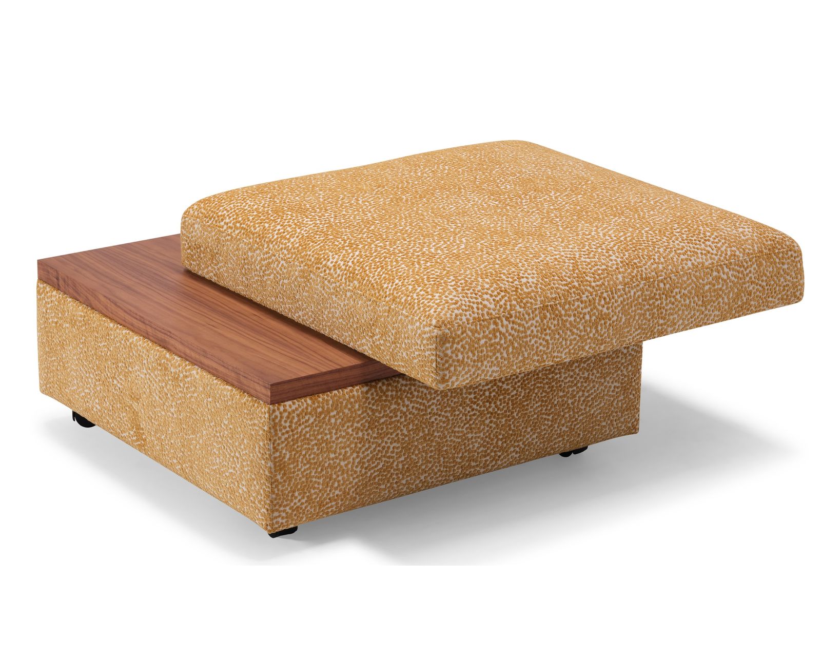 Lotus 44012 Reclining Sectional (+200 colors) - Lotus Swivel Top Ottoman