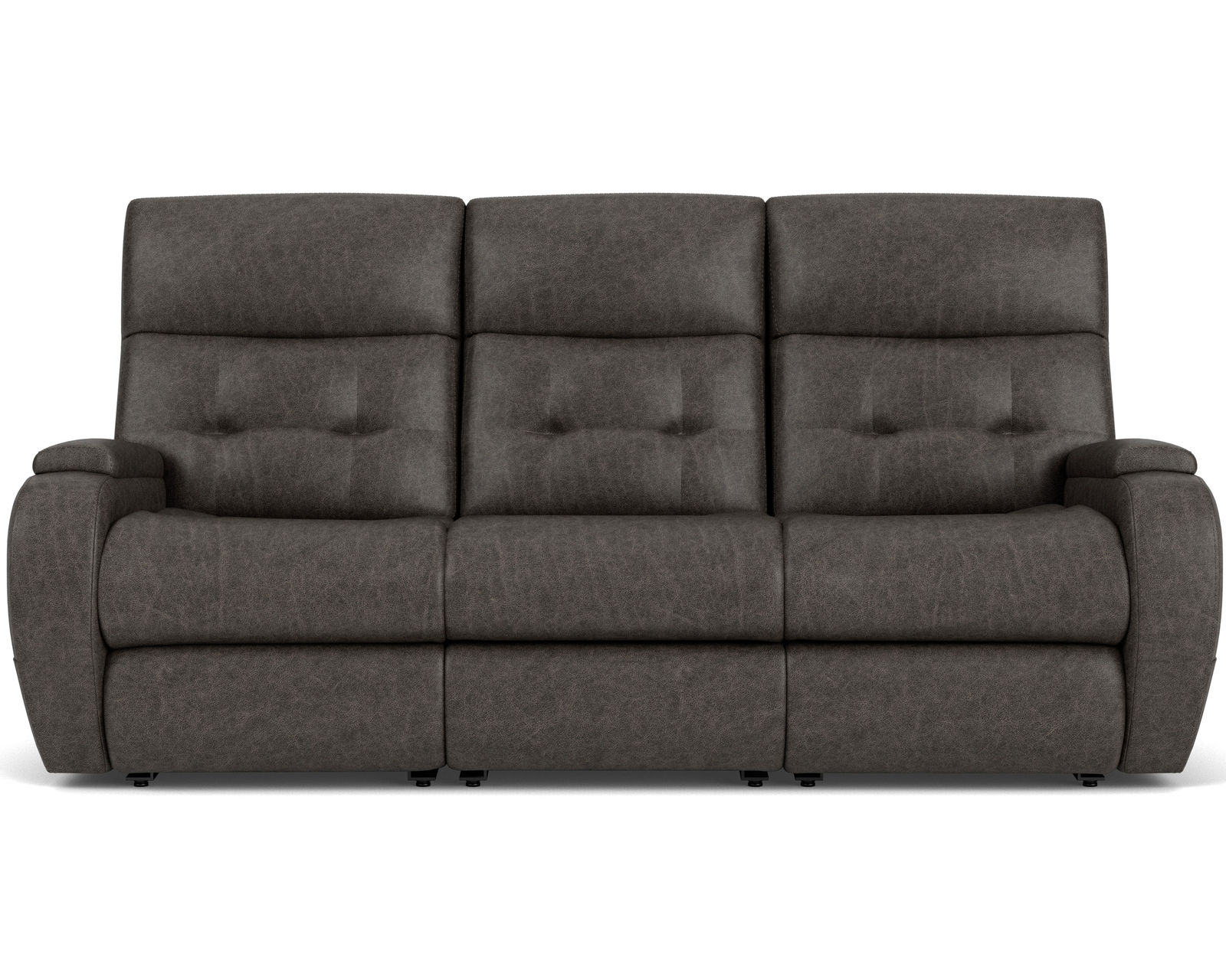 Strait Zero Gravity Leather Power Reclining Sofa with Power Headrests (Colors Available) - Zero-gravity feature ensures an even distribution of weight, to limit the strain on your body