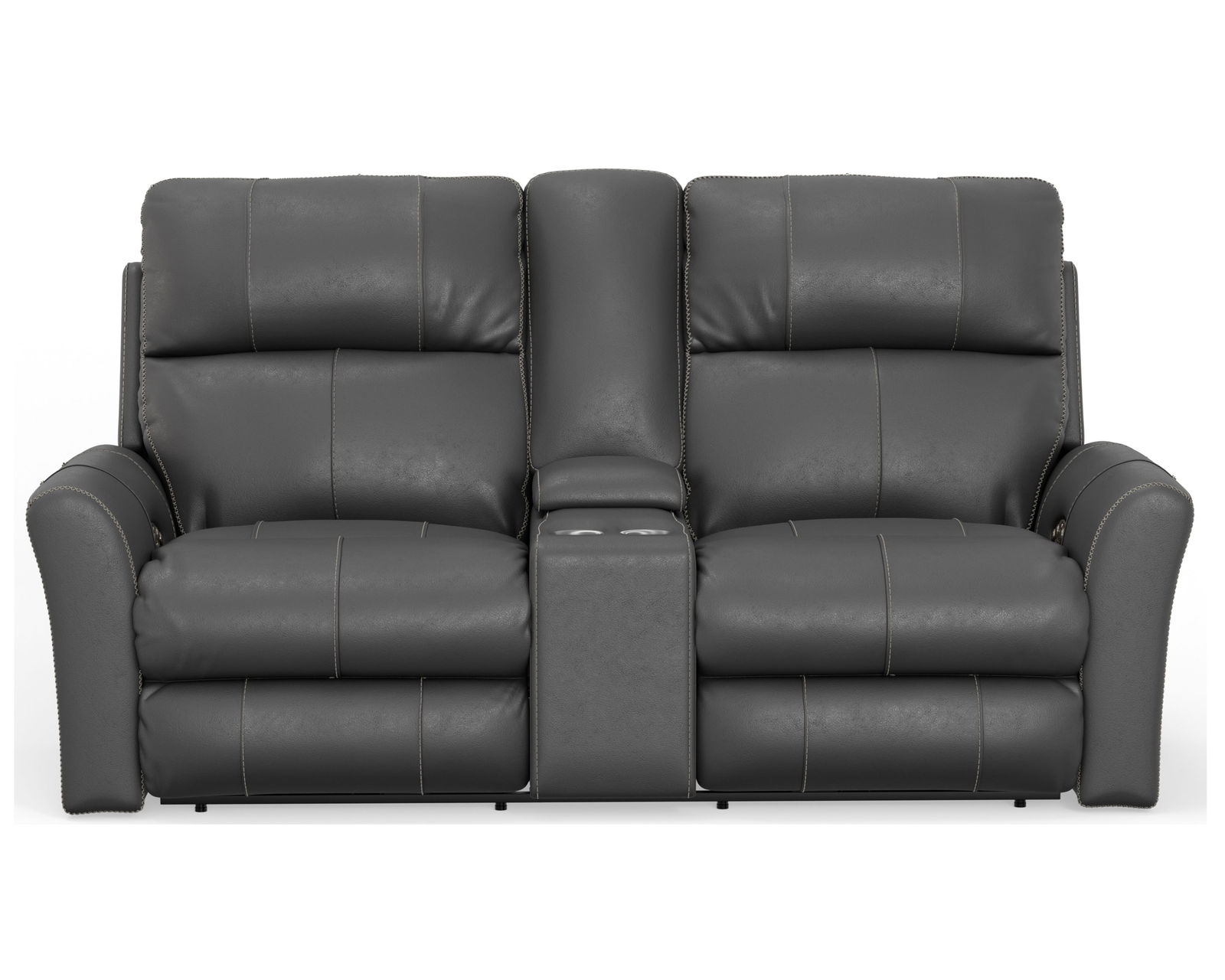 Fredda 82" Power Headrest Power Reclining Leather Sofa Lay-Flat Relaxation, Zero Gravity Comfort & Premium Italian Leather - 2 colors - Fredda Lay Flat Zero Gravity Power Headrest Power Reclining Console Loveseat
