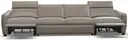 Layout S: Three Piece Reclining Sectional (2 recliners) 144" wide