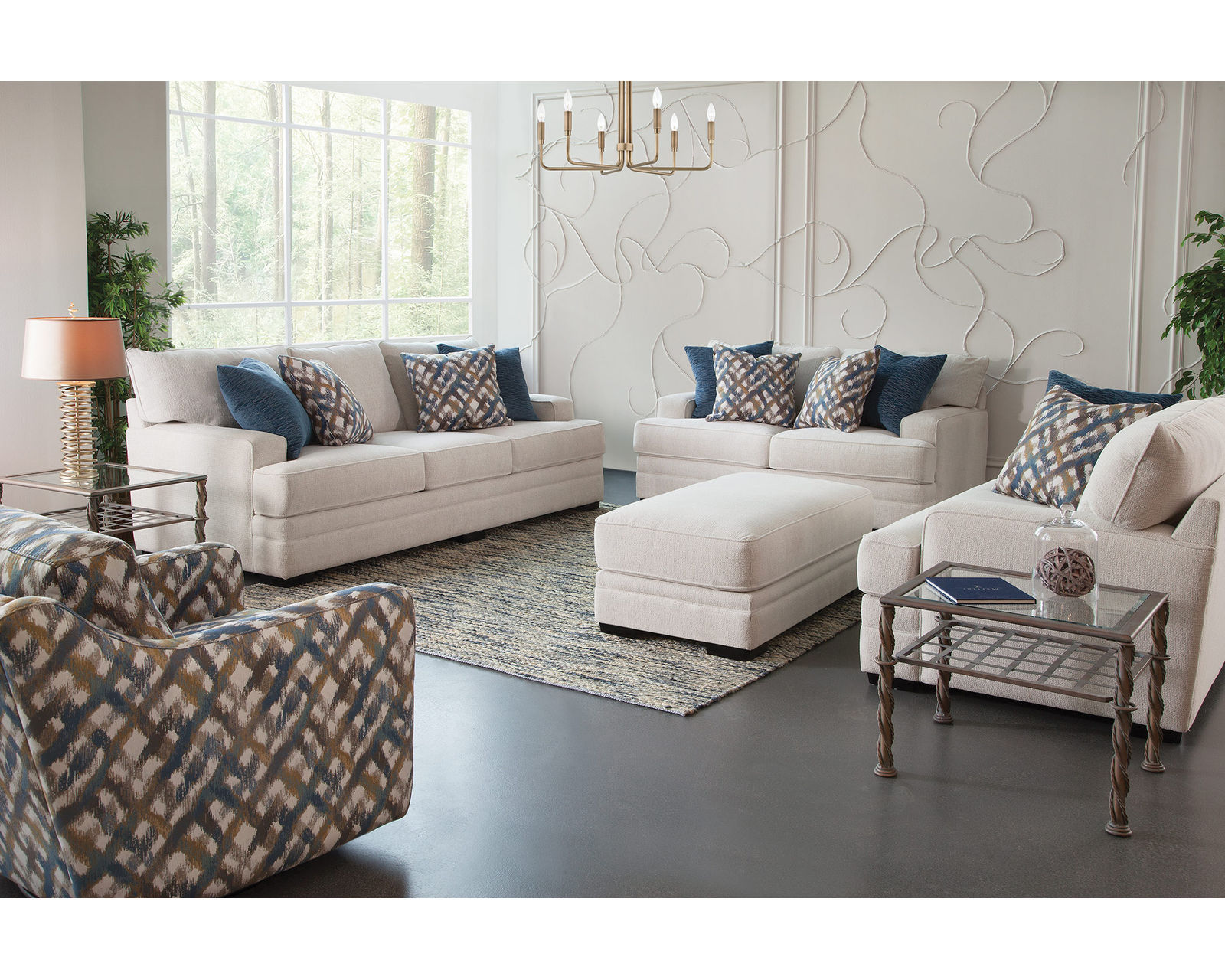 Rowan 101.5" Extra Wide Sofa (Grand-Scale Comfort with an Effortlessly Refined Look) - A Designer Room. A Comfortable Price.