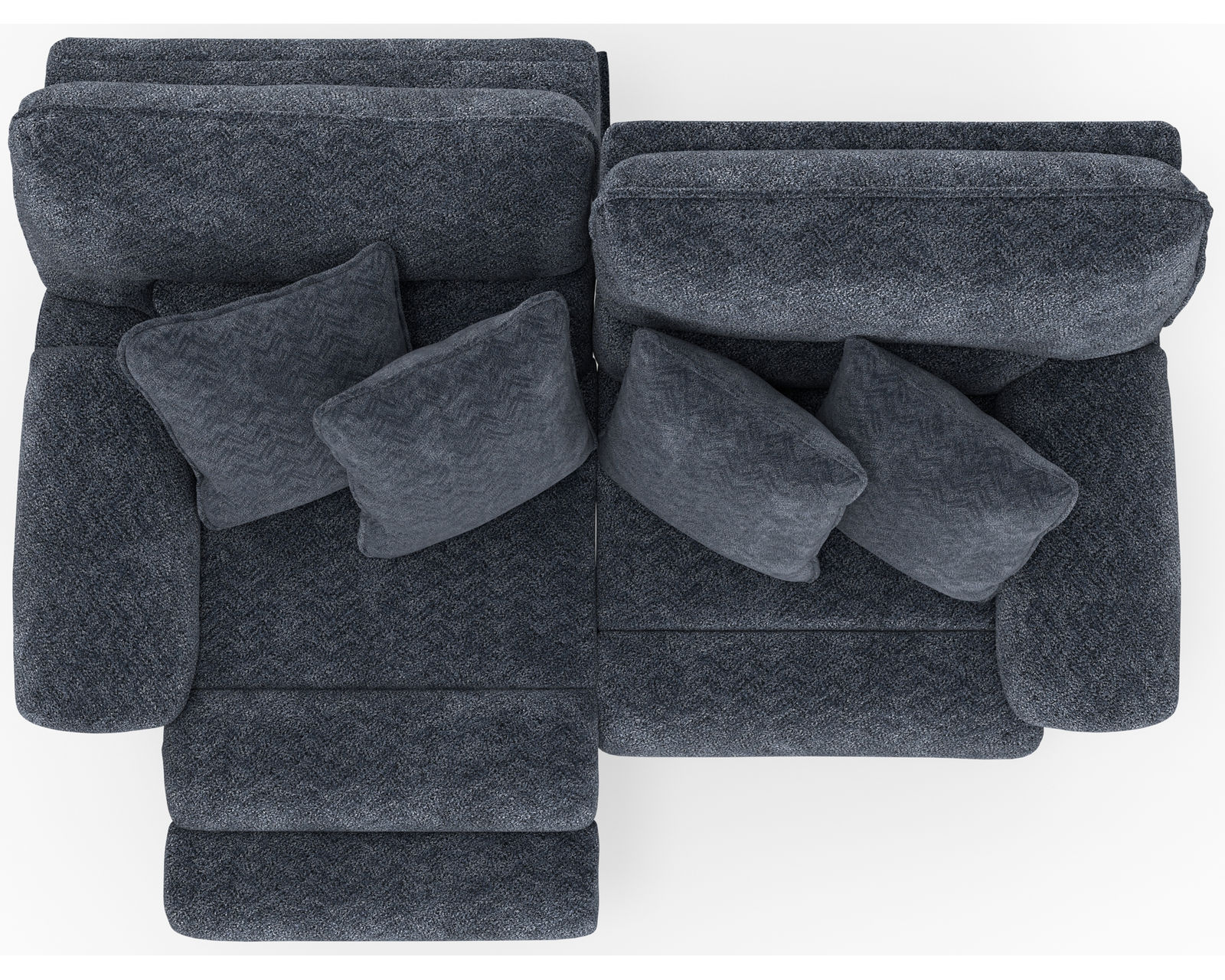 Paxon 90" Power Reclining Sofa with Power Headrests & Deep Seat Recline - 400 lb. per seat (includes pillows) - Heavy Weight Capacity - 400 lb. per seat