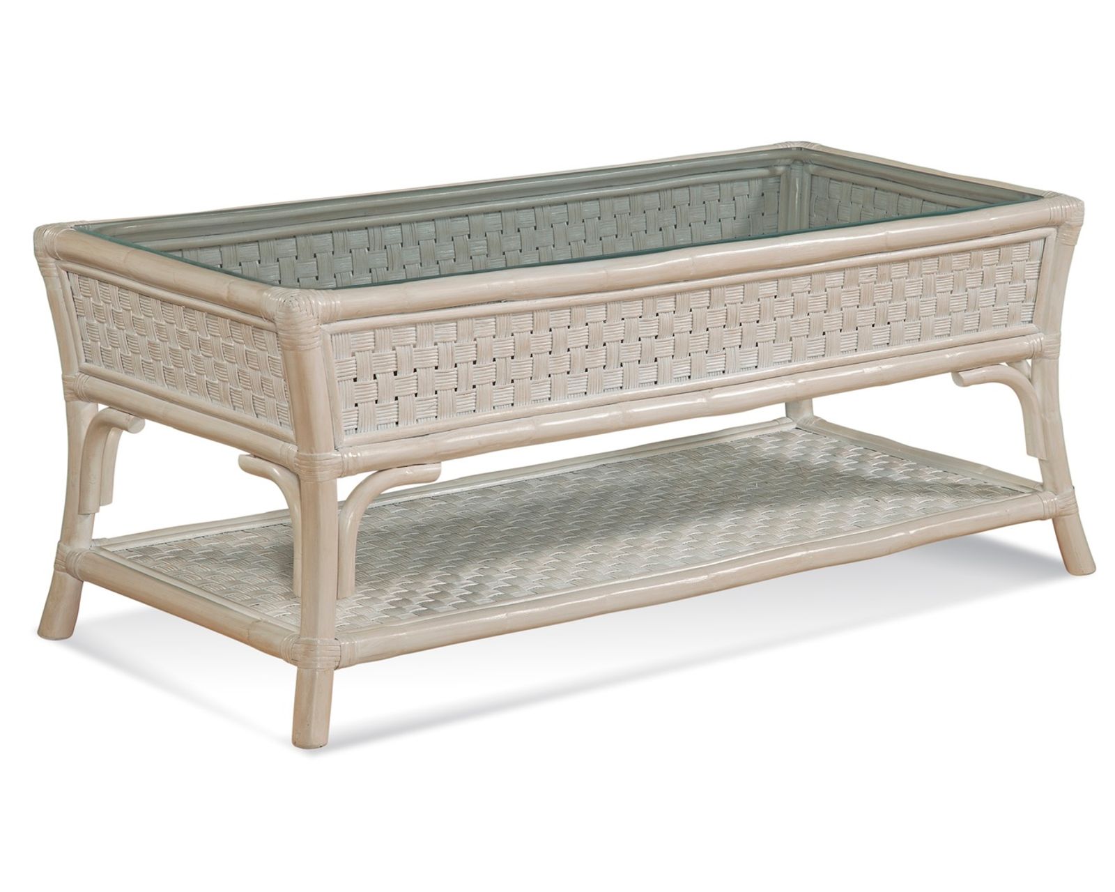 Boca 78" Rattan Sofa Grey (+28 finishes +69 fabrics) - Boca Rattan Coffee Table