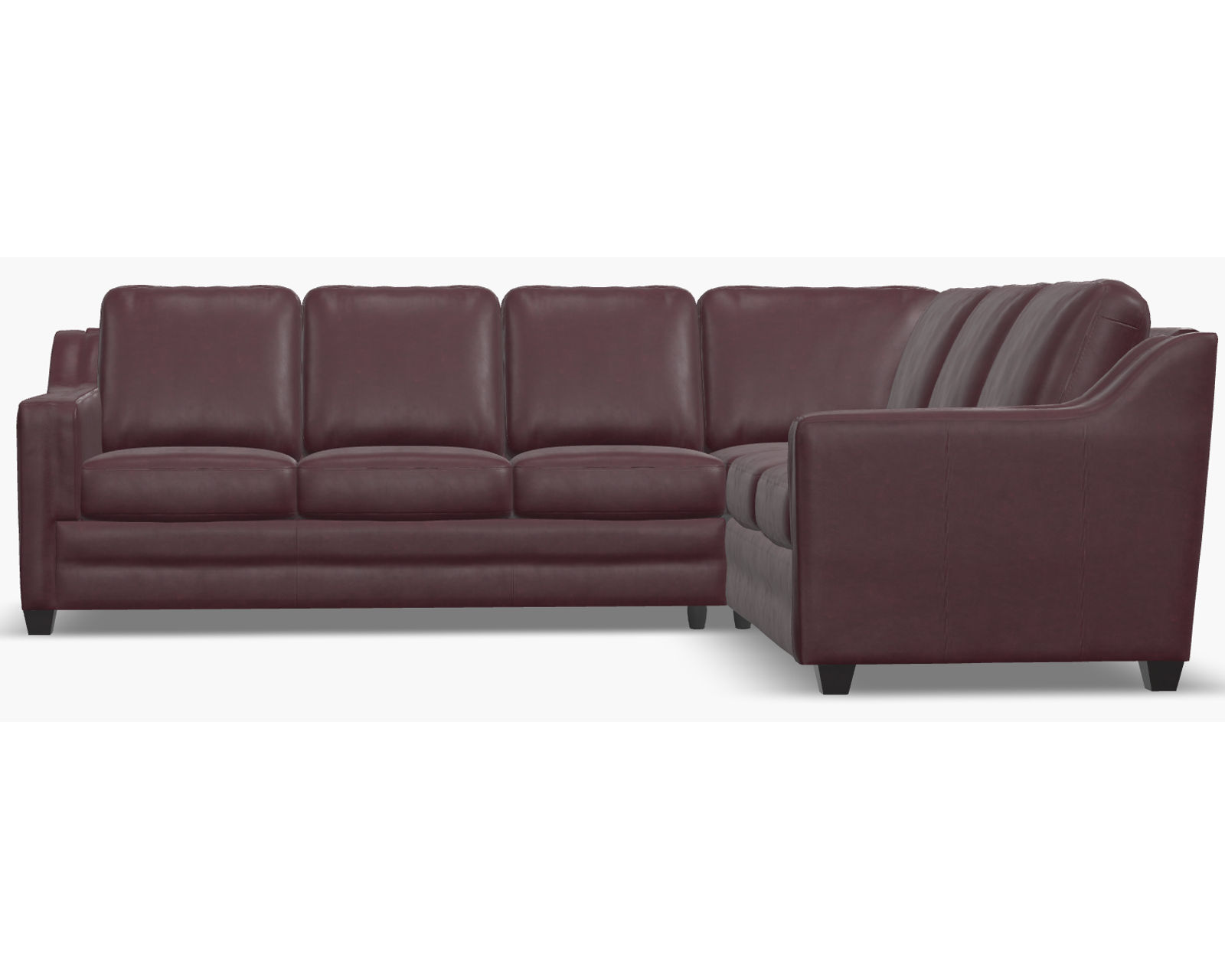 Corissa 77500 Sectional (100+ leathers) - Layout B: Two Piece Sectional 110" x 86"