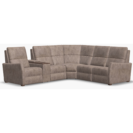 Layout A: Three Piece Reclining Sectional (2 recliner) 111" x 98"