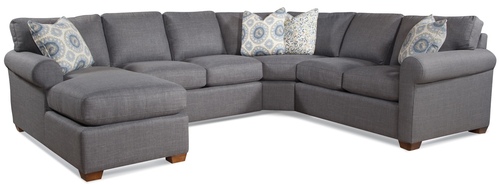 Layout A: Four Piece Sectional 68" x 124" x 102"