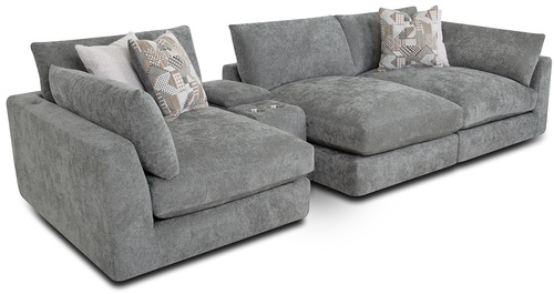 Layout G:  Four Piece Sectional 58.5" x 145"
