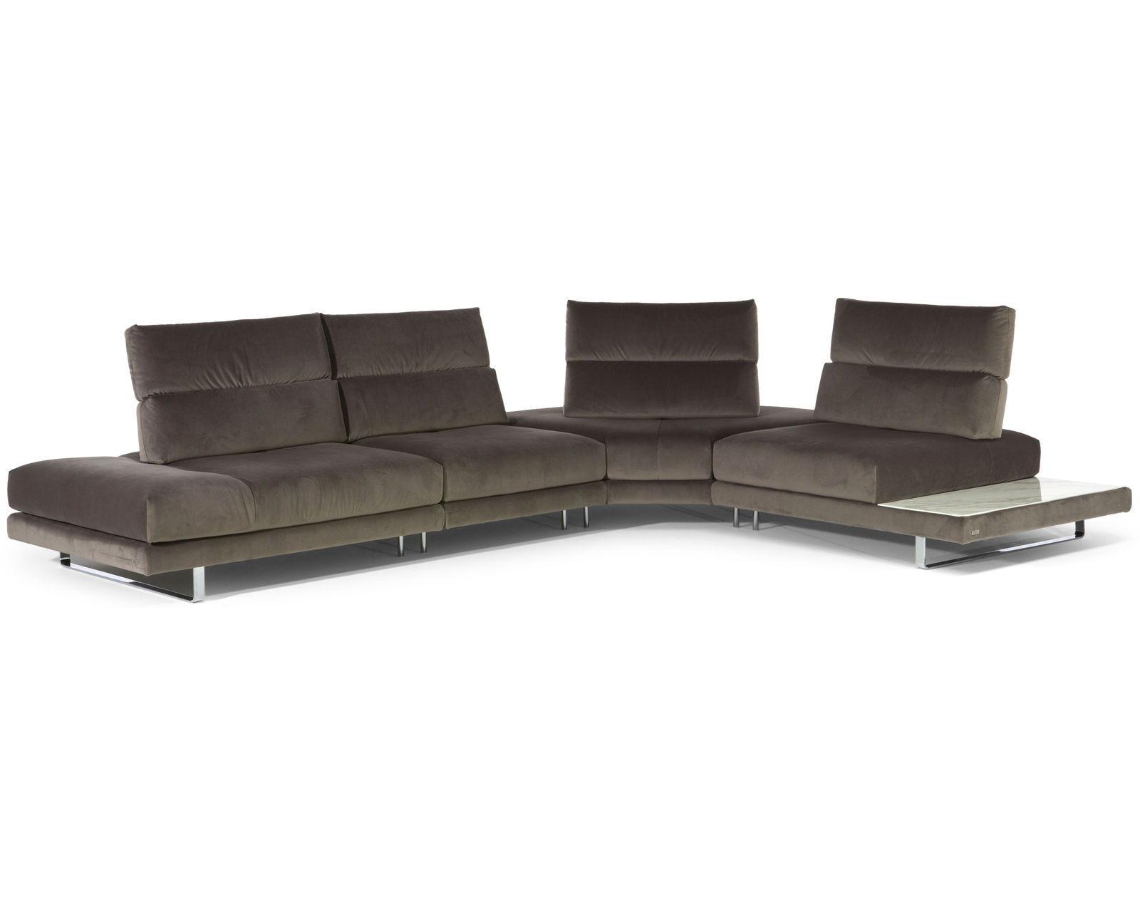 Roma C257 Sectional - adjustable seat depth (+40 fabrics) 
