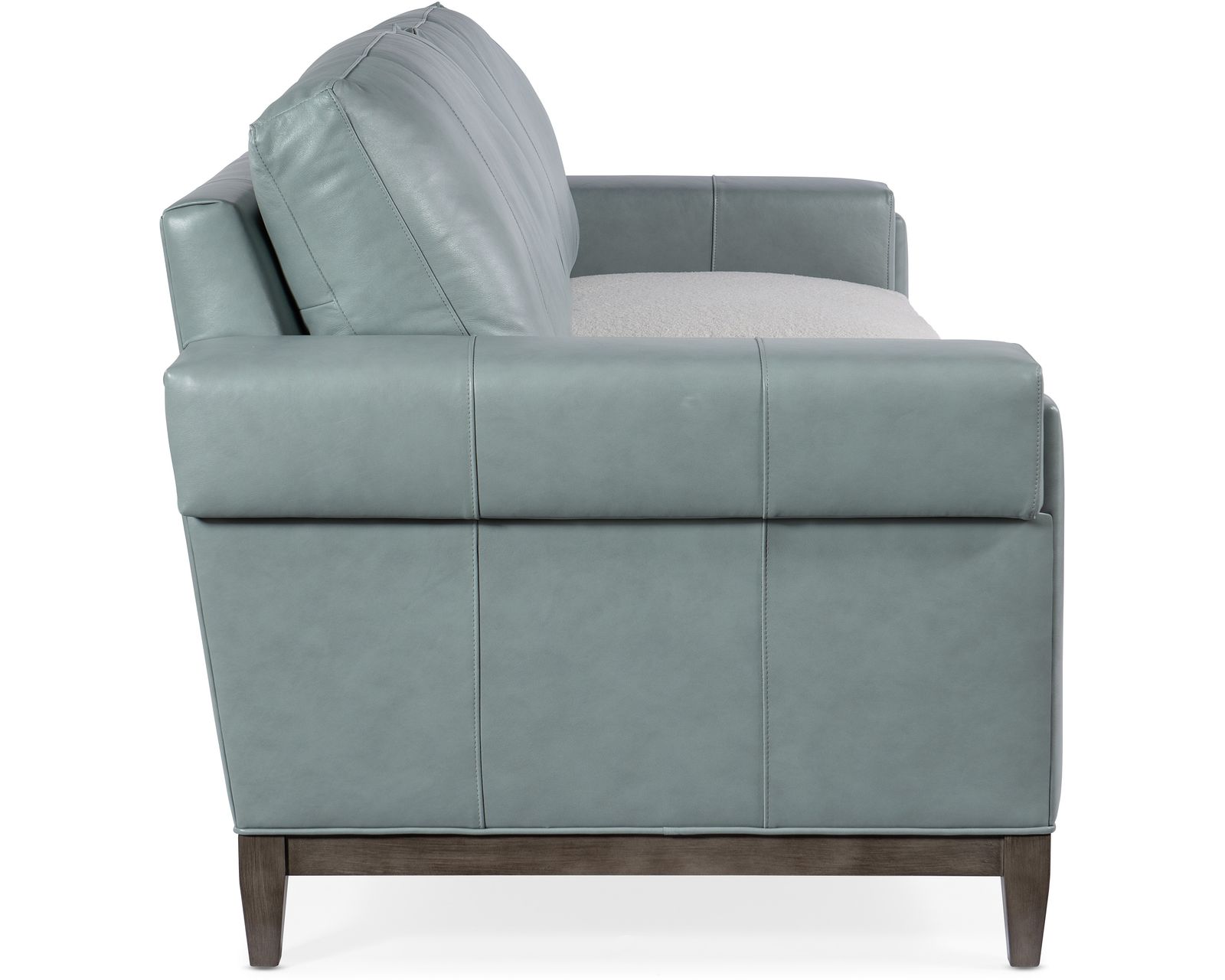 Bradington Young Noah 76" Studio Sofa (12 leathers) 8-Way Hand Tie - Noah 76" Stationary Studio Sofa 8-Way Hand Tie