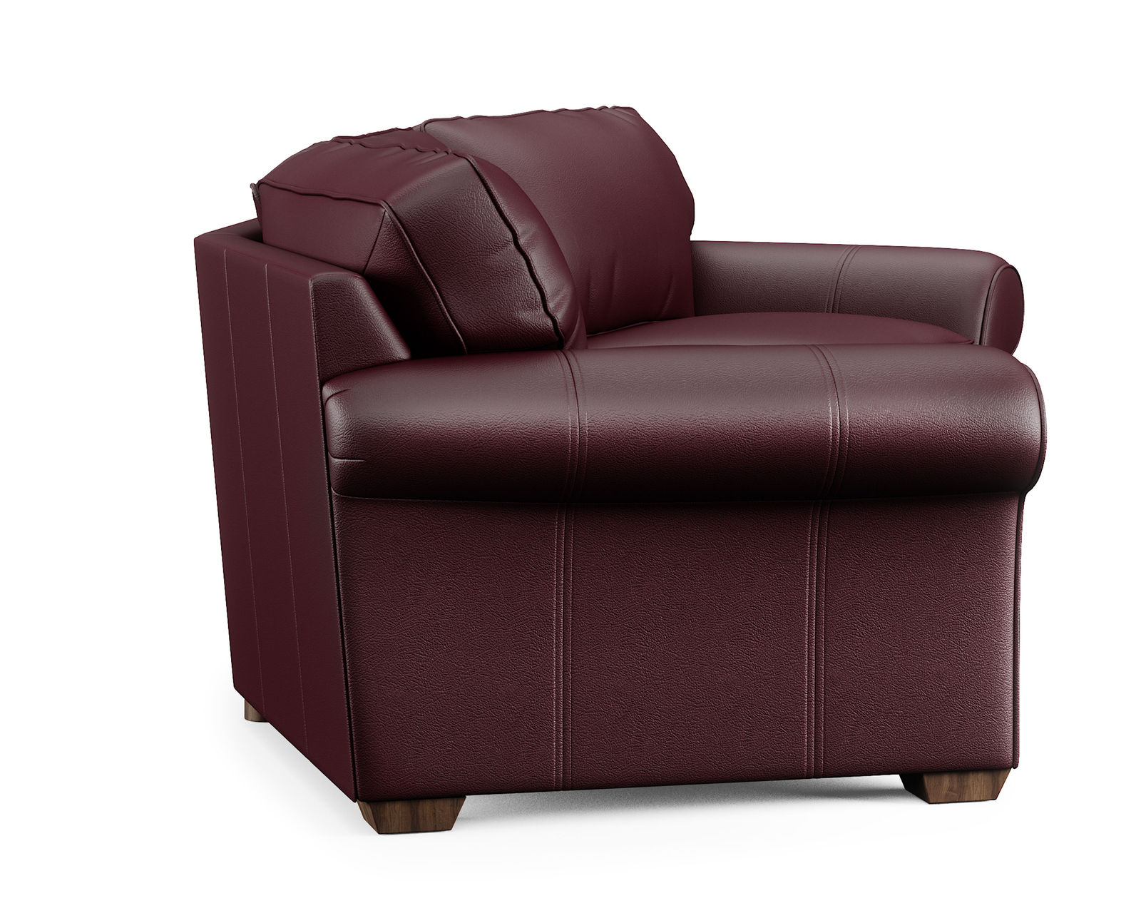 Vail Leather 107" Conversation Sofa (Leather choices) - Lifetime Warranty on internal structures