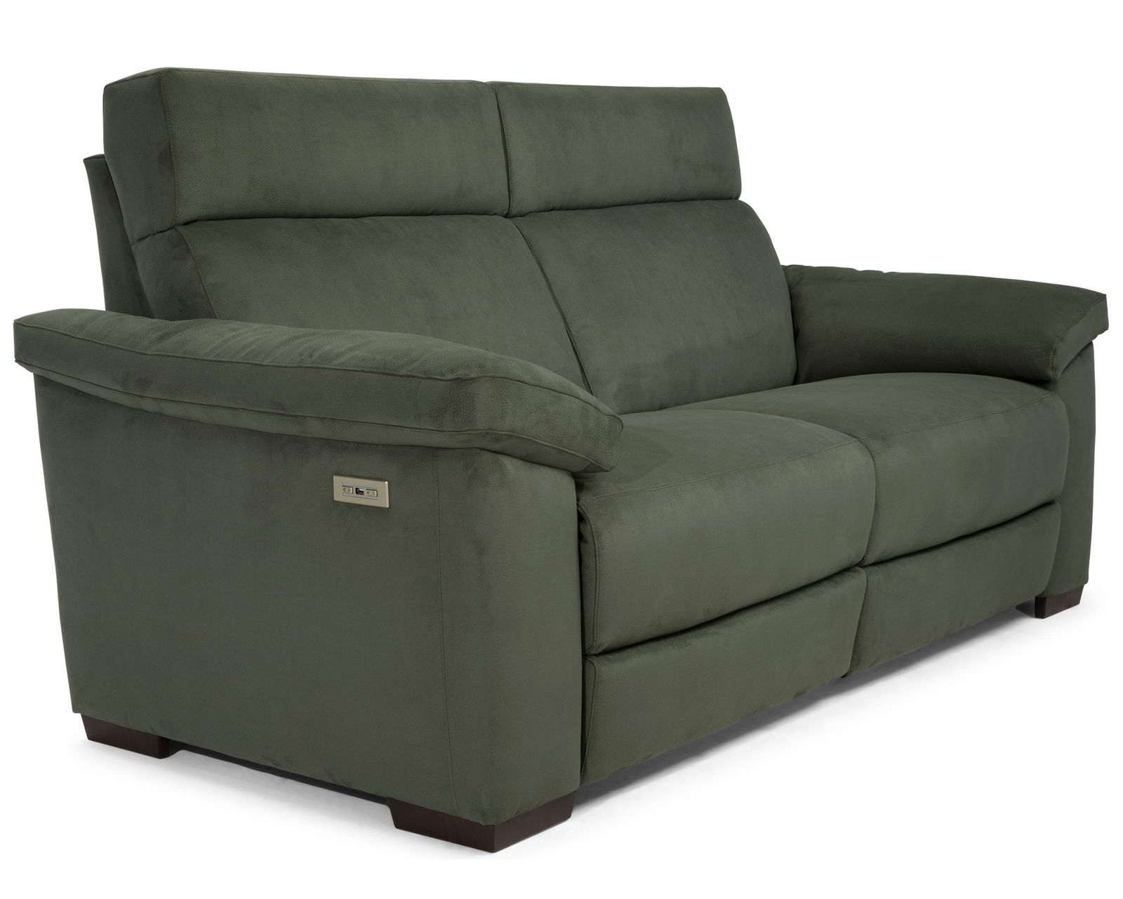 Estremo C126 Power Headrest Power Reclining Sofa 77" or 88" (+40 fabrics) - Estremo 77" Power Headrest Power Reclining Sofa (two cushions)