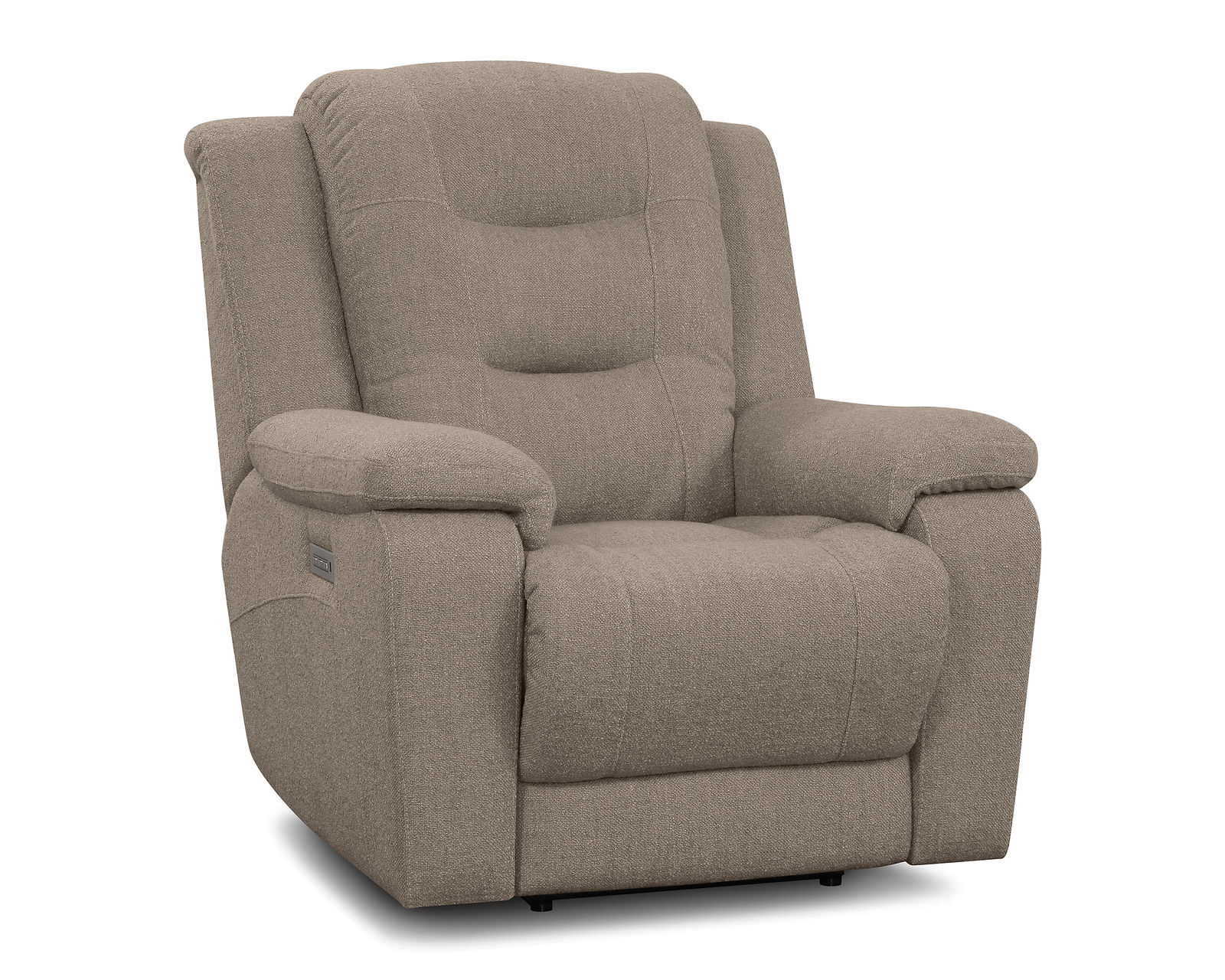 Leighton 41063 Power Headrest Power Wallhugger Recliner (+200 colors) - Shown in Fabric:   Panko Latte