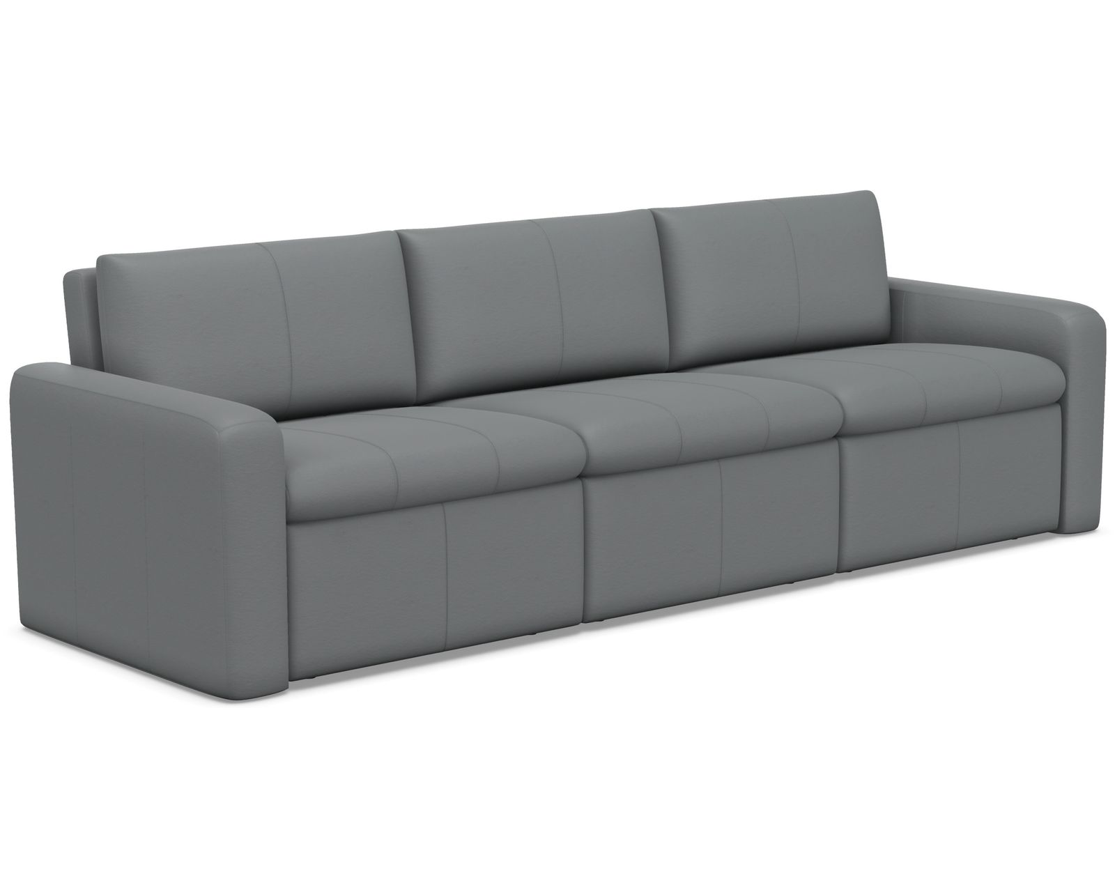 Blanche Reclining or Stationary Sofa — Available in Wide Cushions, 140+ Leather Options, and 79"or 112" Widths - Endless Custom Options. One Perfect Fit.