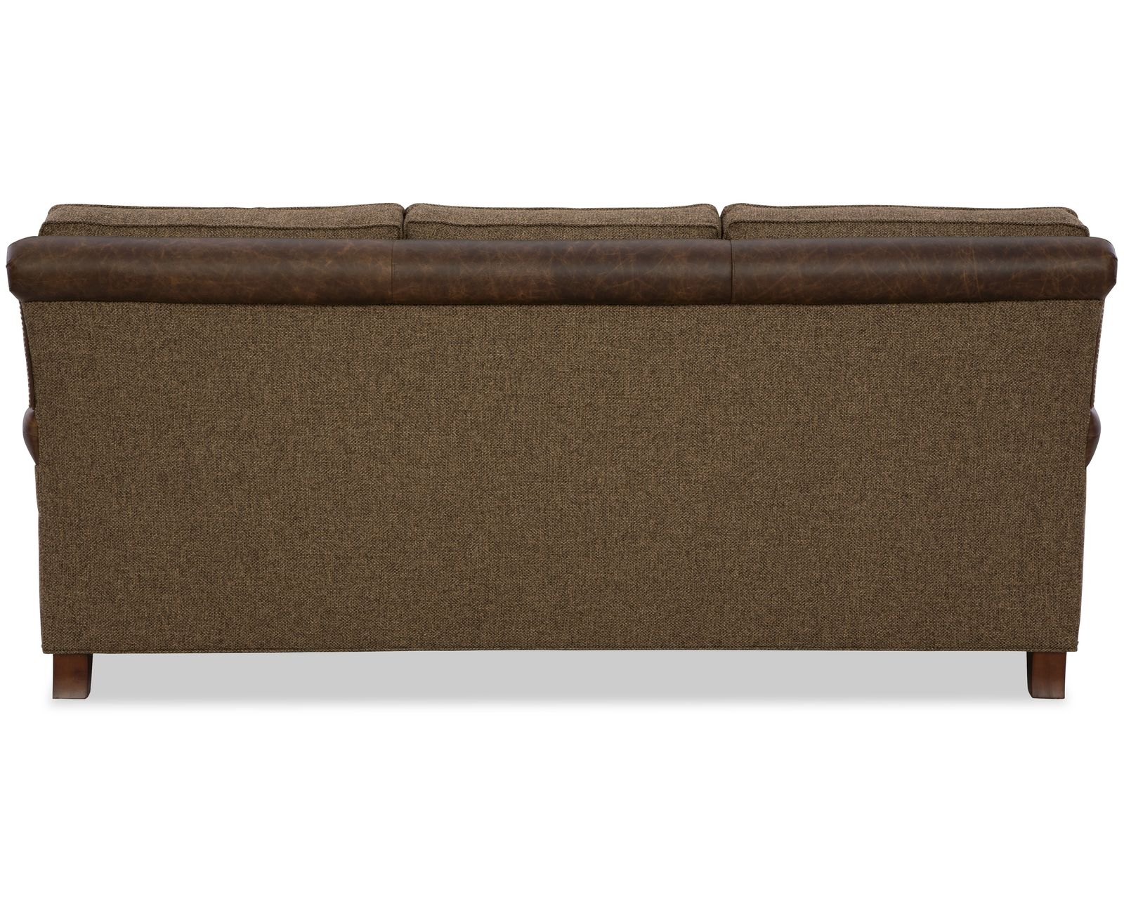 Timberline LF7482 Leather and Fabric Sofa (89") - Top-grain leather combined with performance fabrics