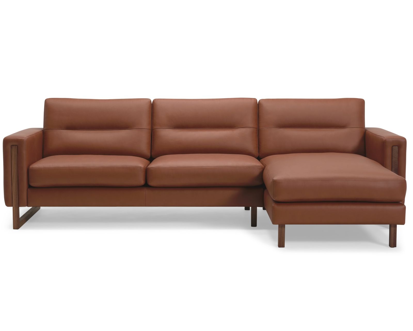 Brookes 77696 Chaise Sectional (+100 leathers) - Layout B: Two Piece Chaise Sectional 106" x 61"