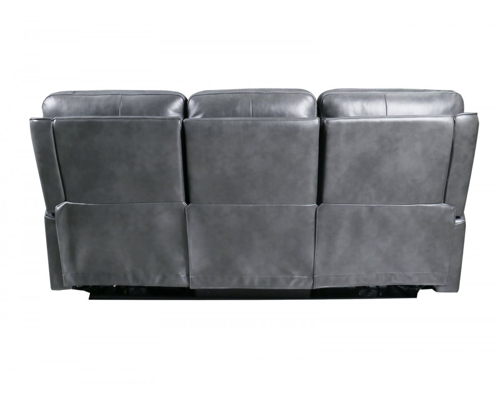  Sanibel 88" Sofa w/Power Recline, Power Head Rests & Power Lumbar (Lay Flat) Storm Leather (In stock) - Sanibel Sofa w/Power Recline, Power Head Rests & Power Lumbar (Lay Flat) - Storm