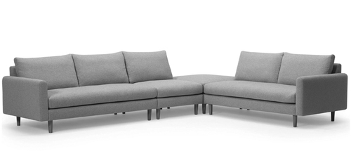 Layout J: Four Piece Sectional 133" x 102"