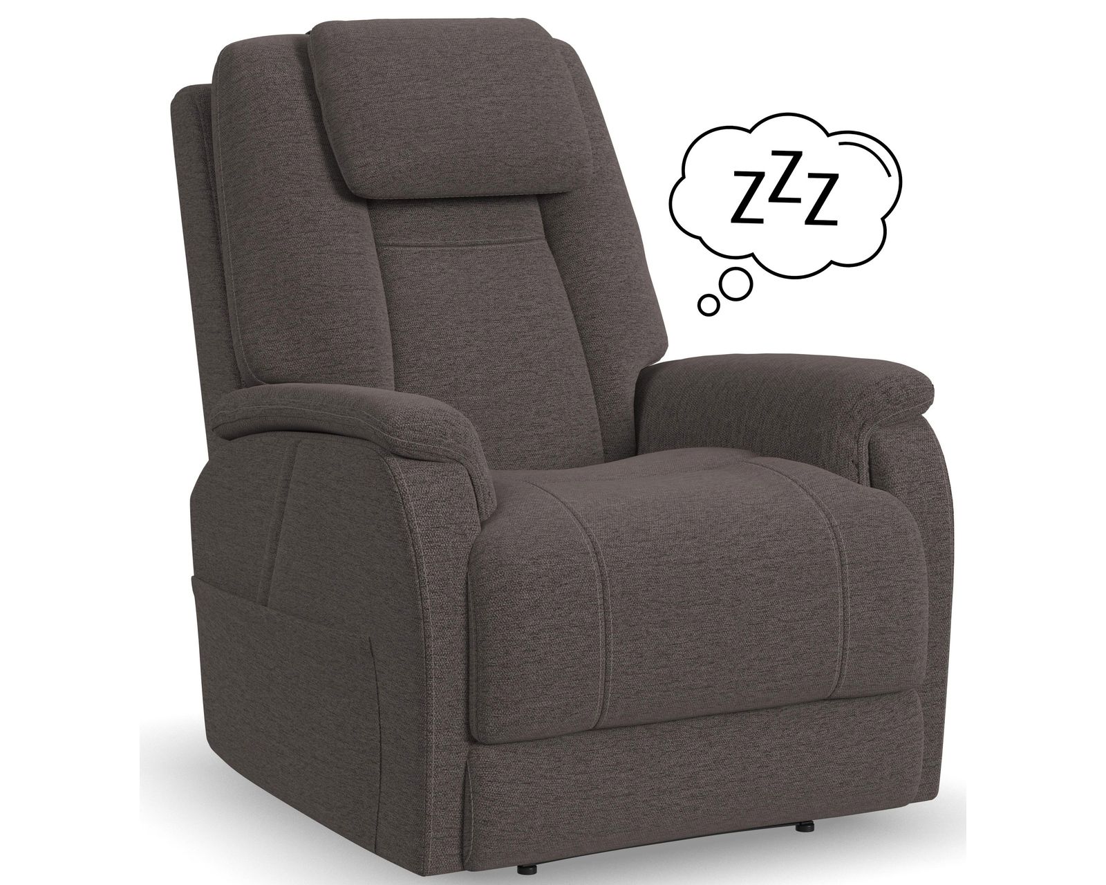 Zecliner 1093 Triple Power Sleep Recliner with Heat and Massage (6' 0" and taller) in stock