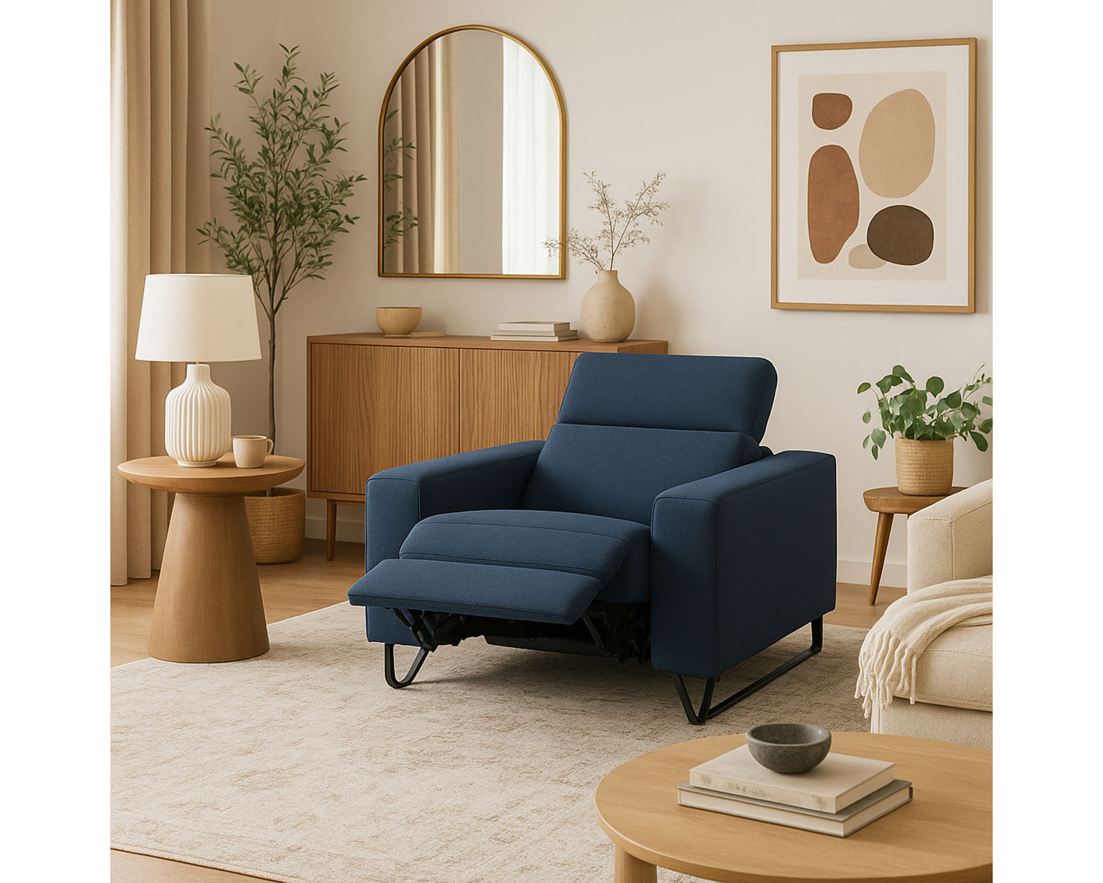Tabor 44003 Power Headrest Power Wallhugger Recliner  (+50 fabrics)