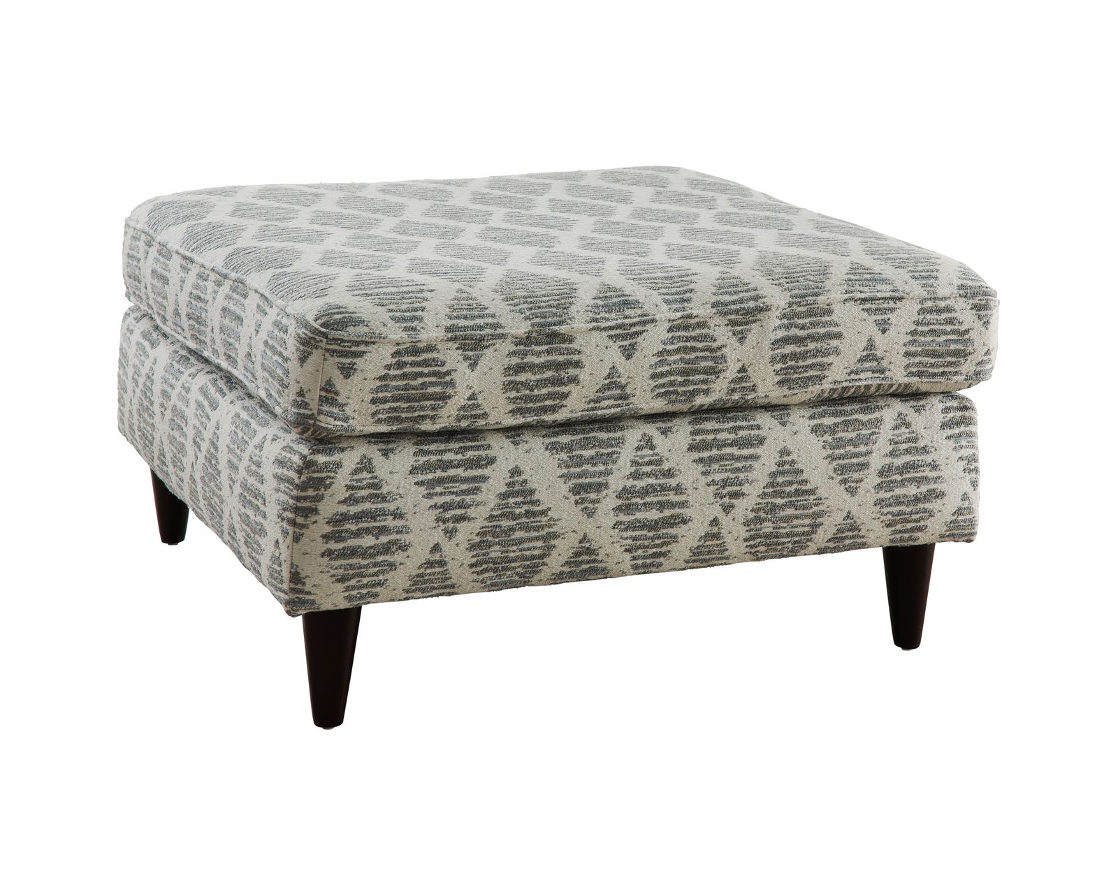 Durango Foam Four Piece Chaise Sectional - performance fabric (includes pillows) 137" x 107" - Ancestry Foam 38" Square Cocktail Ottoman
