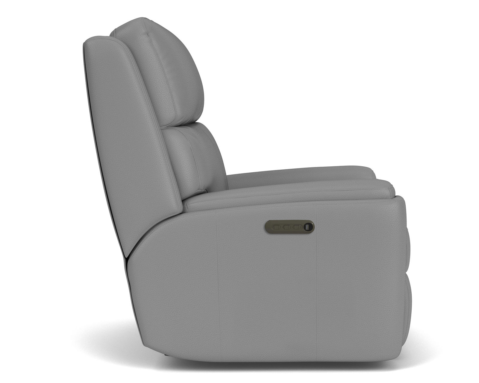 Rio Leather Recliner or Rocker Recliner (Colors Available) - Streamlined inset padded armrests have a seamless look and comfortable feel