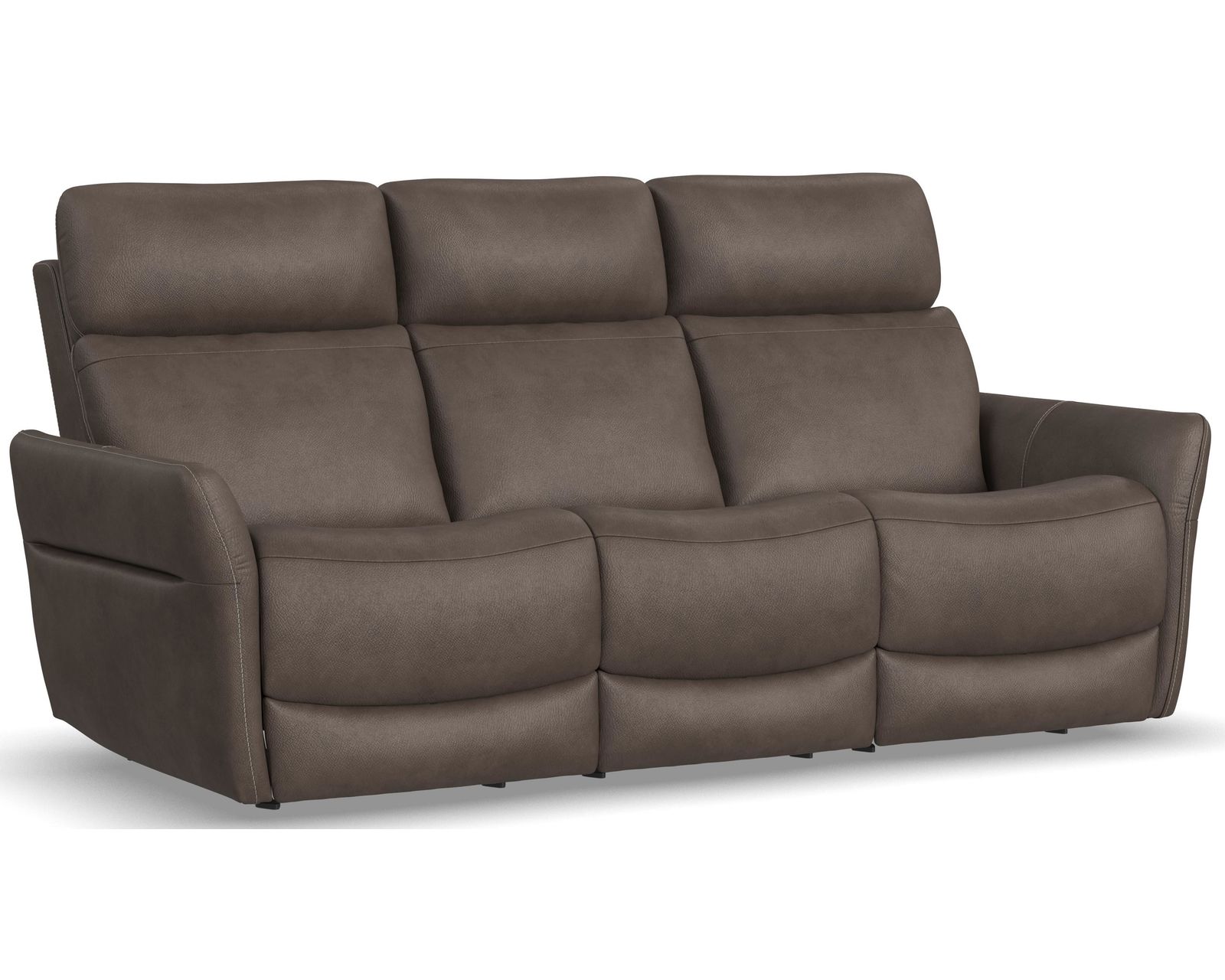 Artemis 1823 Triple Power Reclining Sofa with Heat and Massage 886-01 (85") two colors (in stock) - Includes Power Headrest, Power Lumbar, Power Recline with Zero Gravity