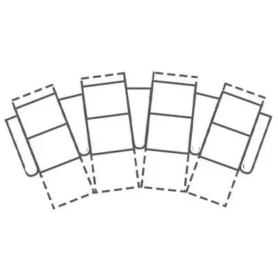 Layout C: Seven Piece Home Theater Sectional 157" wide