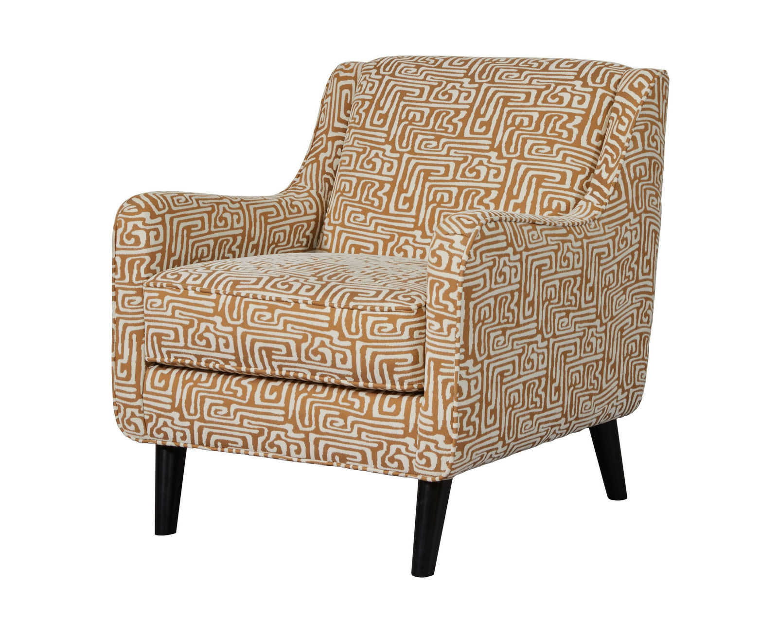 Durango Pewter Two Piece Sectional (includes pillows) - performance fabric 96" x 124" - Zeigeist Squash Accent Chair - performance fabric