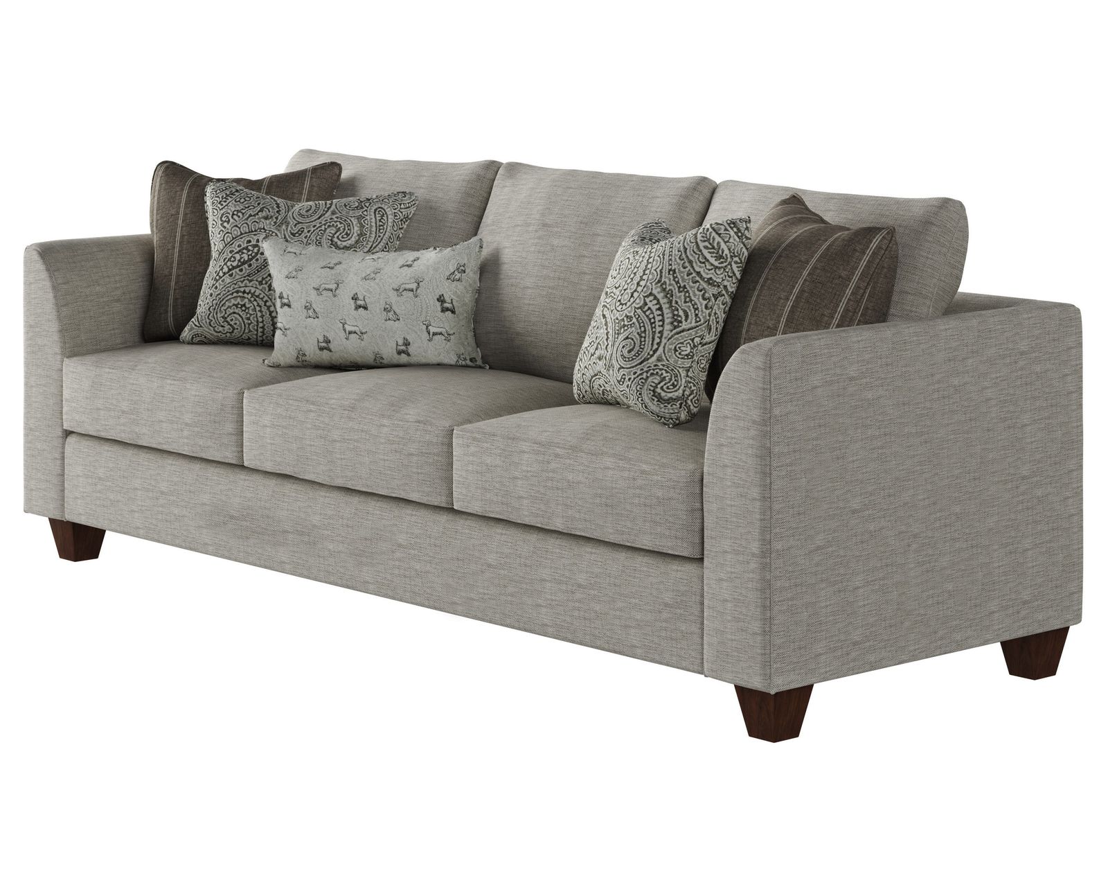 Homecoming Stone 94" Sofa 28-00KP (includes pillows) performance fabric - Homecoming Stone 94" Sofa (includes pillows) performance fabric