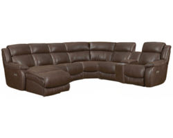 Sawyer Seven Piece Power Reclining Chaise Sectional (In stock)  158" x 116"