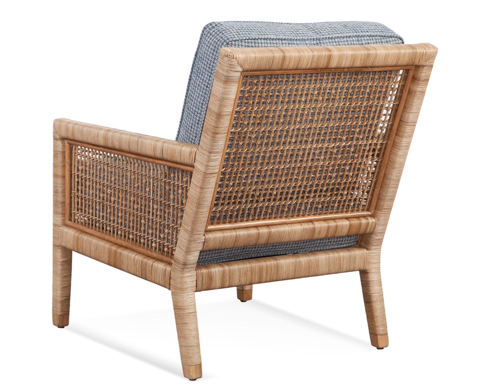 Pine Isle 76" Rattan Sofa Tan (+28 finishes +69 fabrics) - Pine Isle Rattan Chair