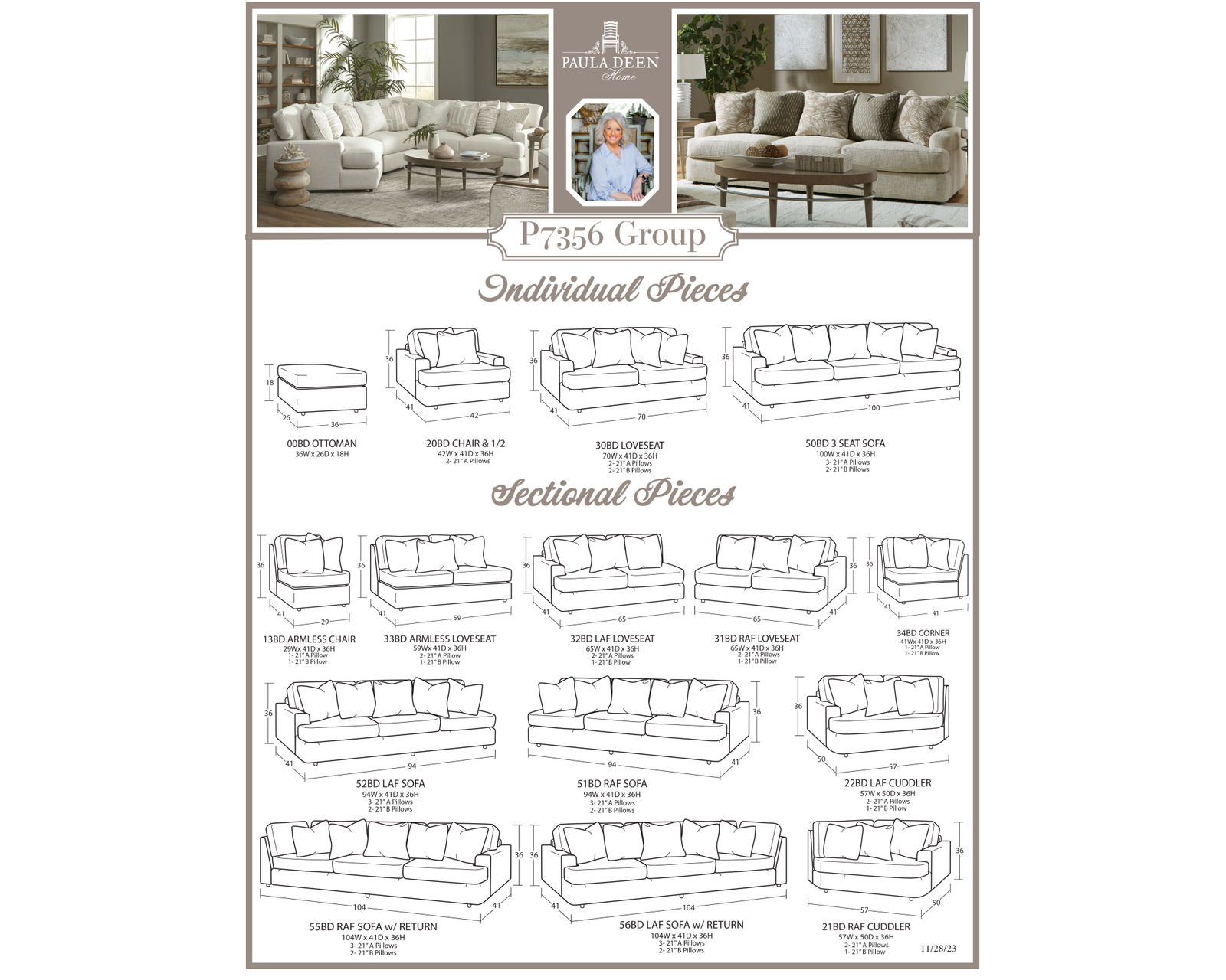 Stanton 100" Sofa P080800BD (+100 performance fabrics) - Stanton pieces available