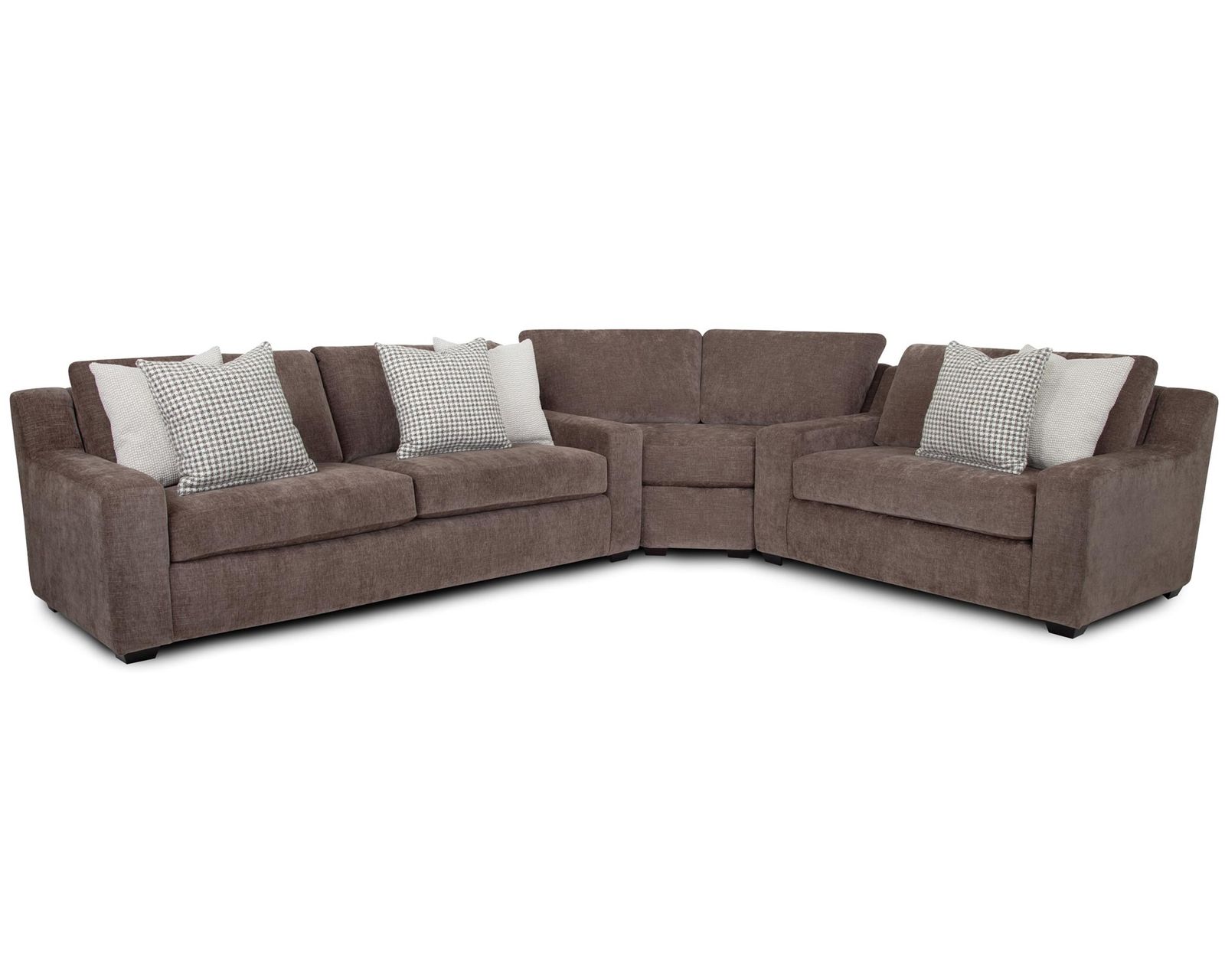 Talise 3 Piece Sectional (Includes pillows) - Pieces are reversible