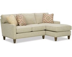 Paula Deen 252 Your Way Sofa Chaise Sectional (+100 High Performance Fabrics)