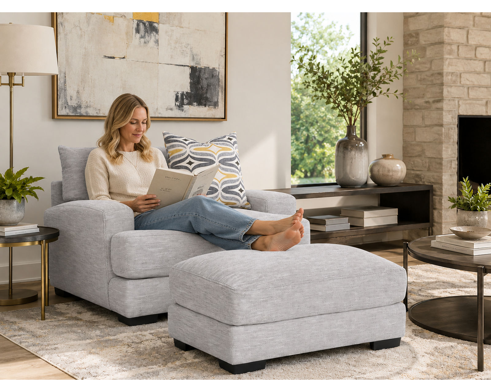 Barton 87" Sofa (Affordable Luxury. Deep Comfort. Effortless Style.) - Designer-Curated. Perfectly Coordinated. Surprisingly Affordable.
