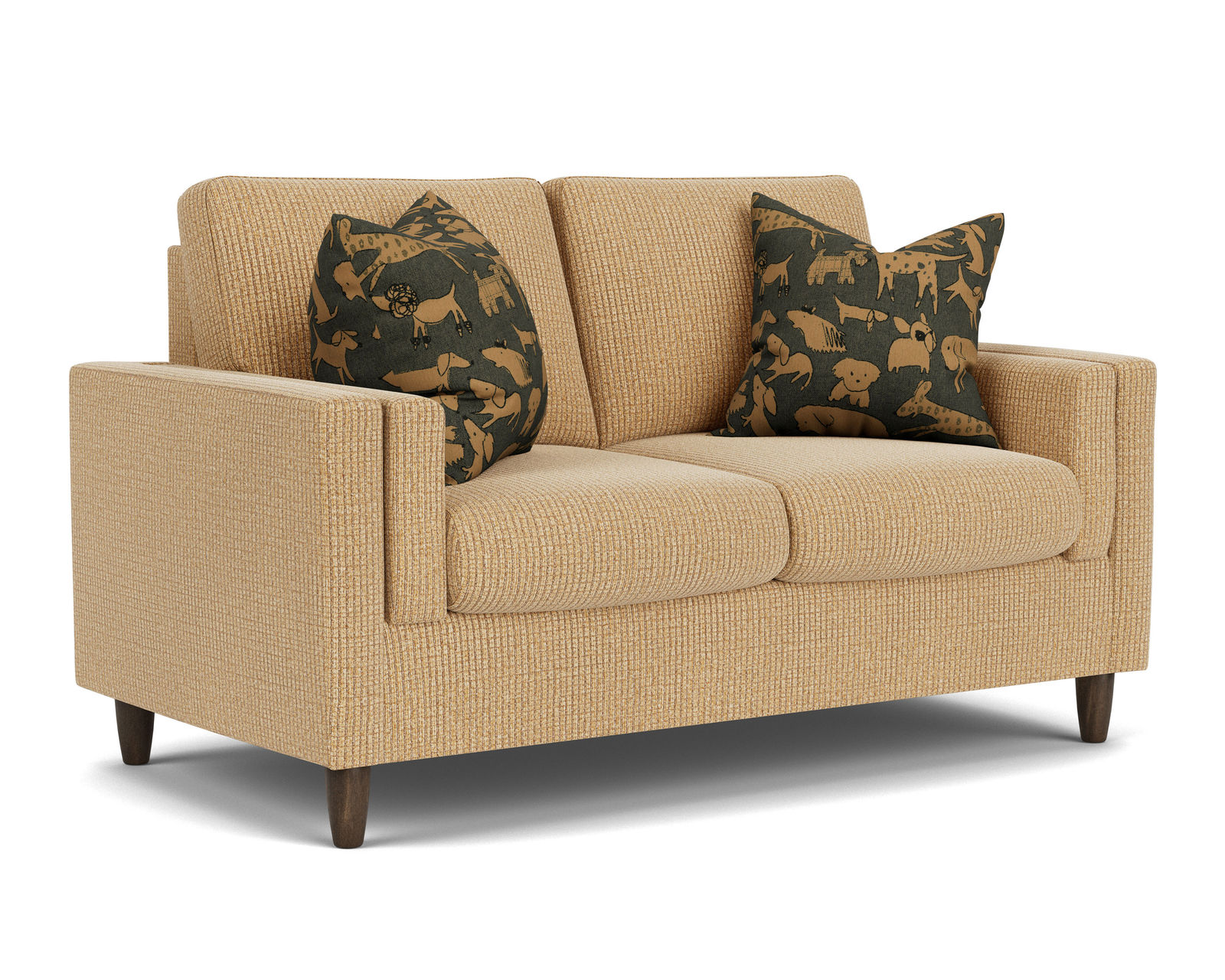 Thomas 5350 Mid Century Sofa (+100 fabrics) 85" - Thomas 5350 Mid Century Loveseat