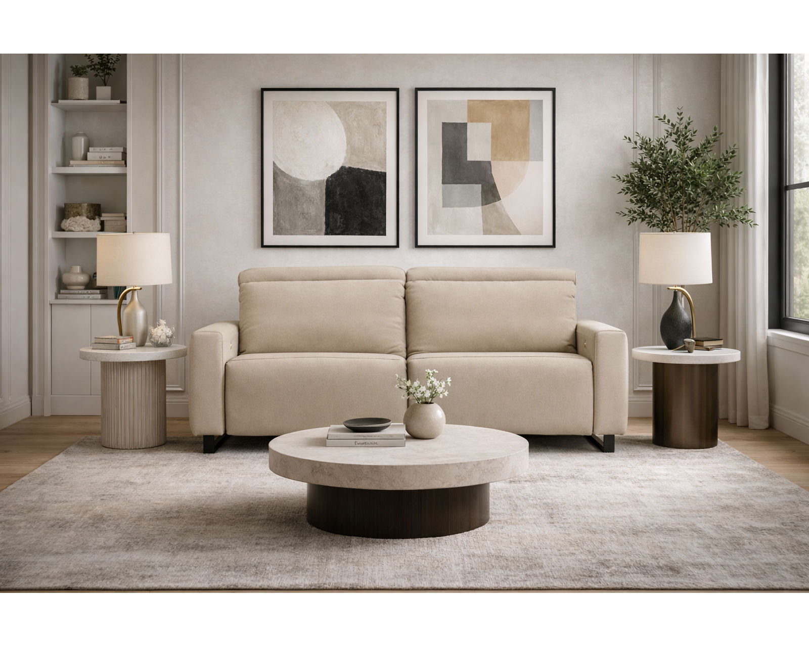 Florent Dual Power Reclining Sofa — Available in Standard & Wide Cushions, 140+ Leather Options, and 80", 84", or 112" Widths - Designed for Comfort. Built for Life. Priced for You.