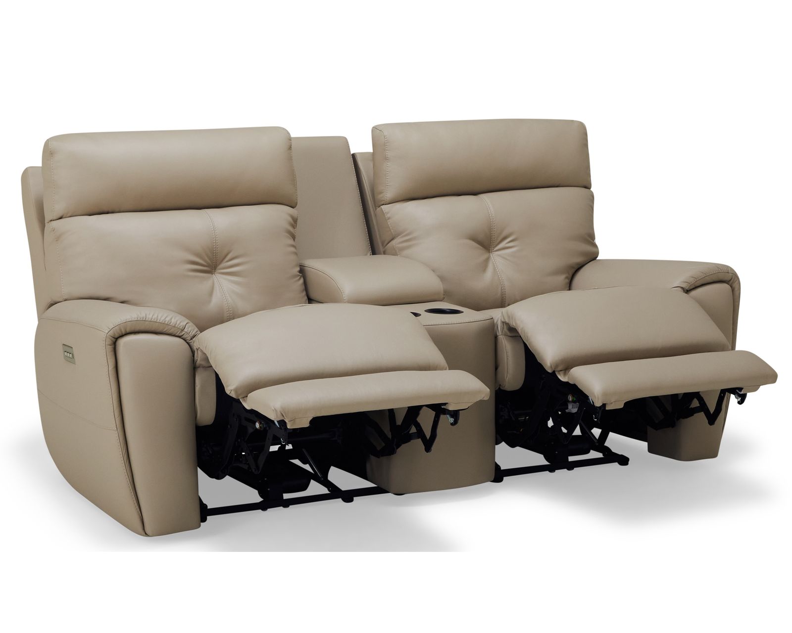 Aedon 41502 Power Headrest Power Reclining Sofa (88") +200 colors - Aedon 80" Power Headrest Power Reclining Console Loveseat
