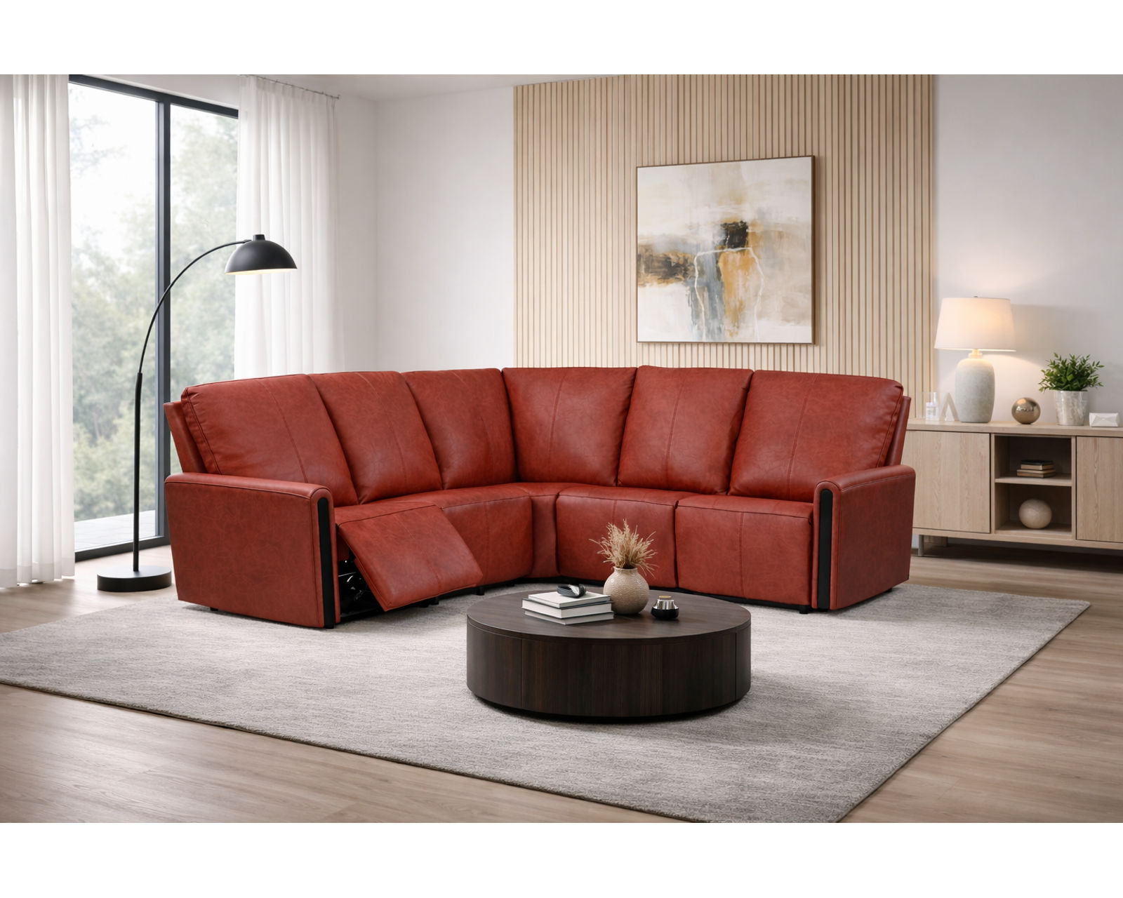 Paisley 4016 Reclining Sectional (standard and wide seat widths) +140 leathers - Premium Comfort Without Compromise