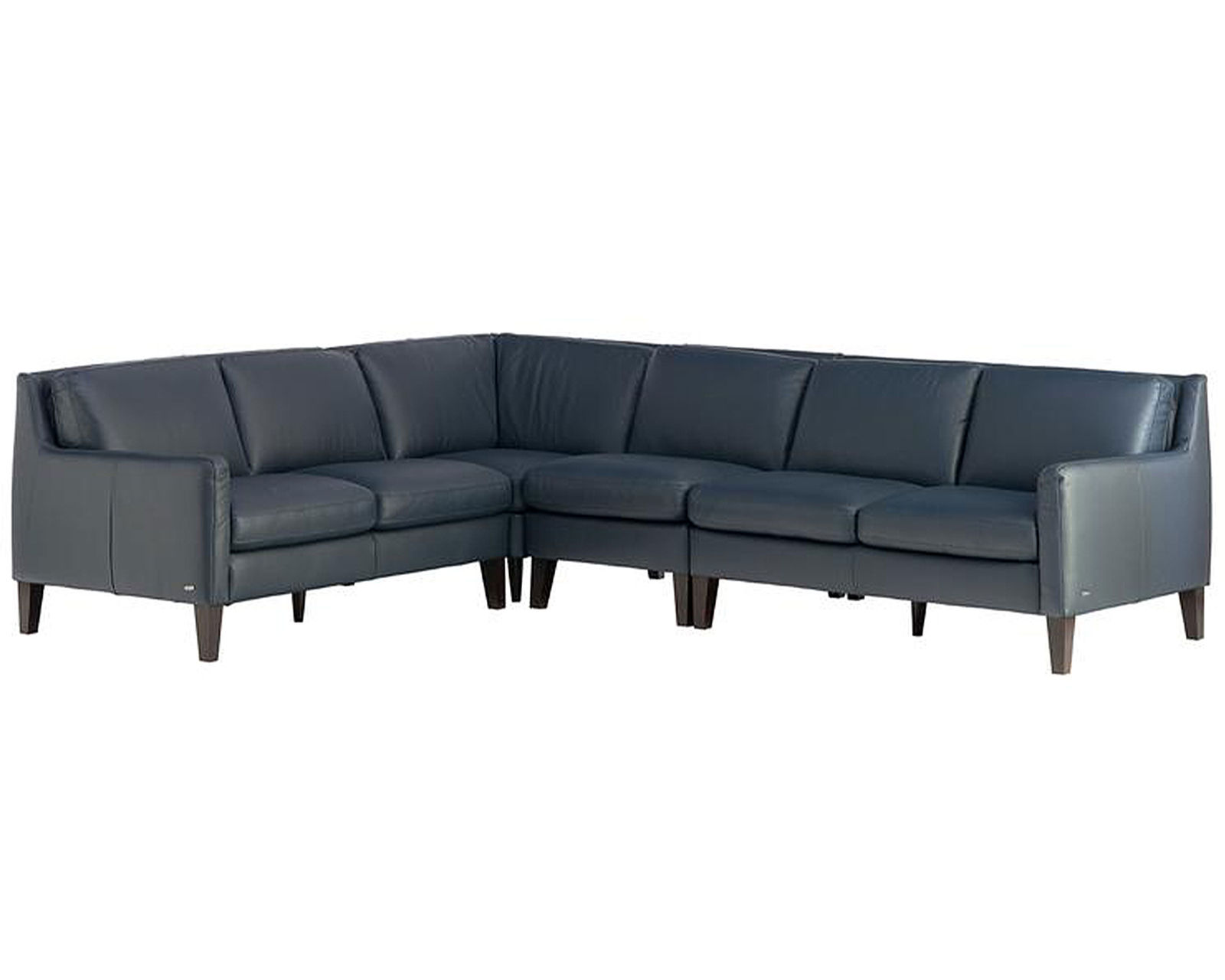 Quiete C009 Sectional (+50 leathers) - Layout F: Four Piece Sectional - 119" x 93" 