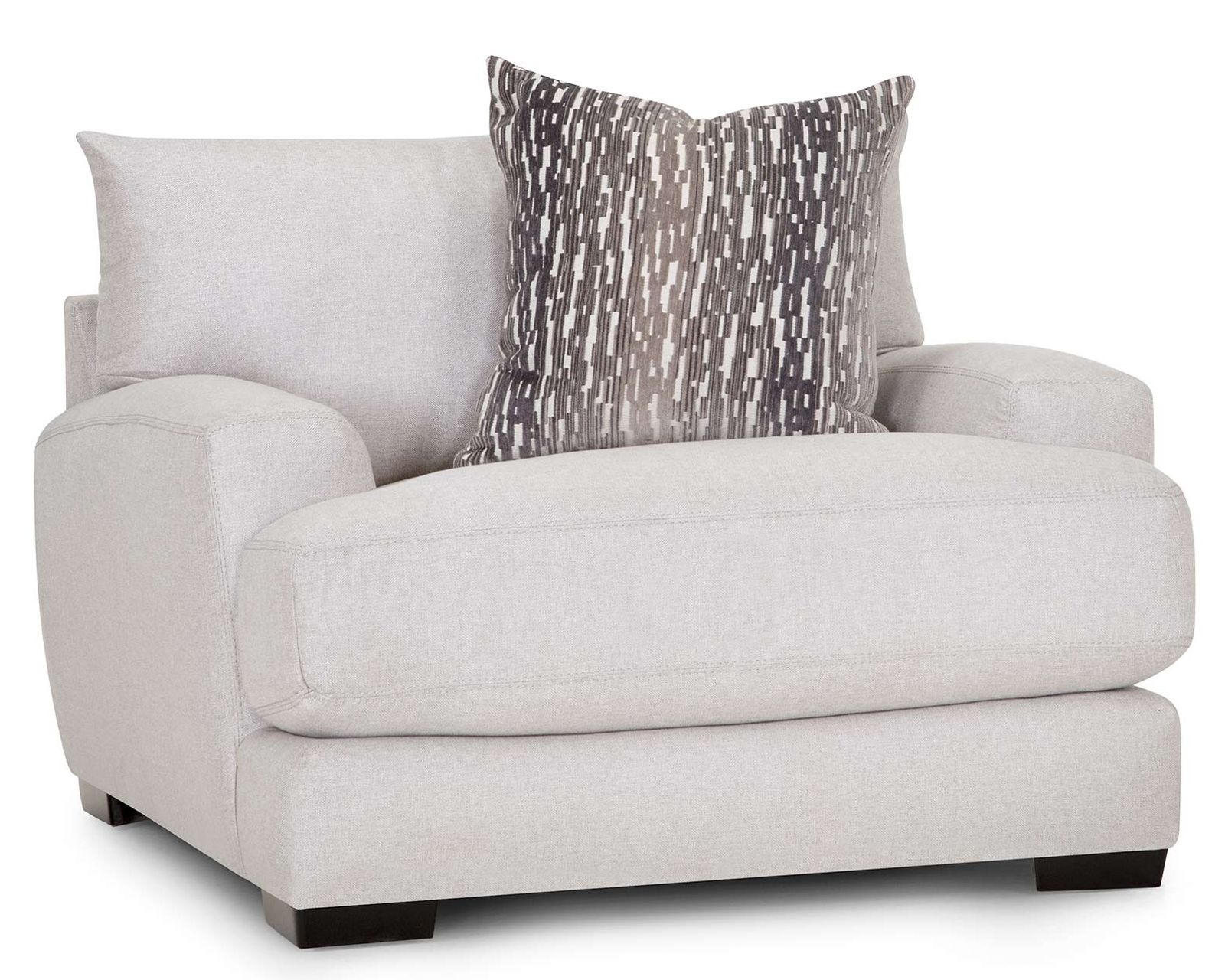 Oslo 87" Casual Modern Wide Seat Sofa (Oversized Comfort. Casual Modern Style. Made for Lounging.) - 	Oslo Chair and a Half