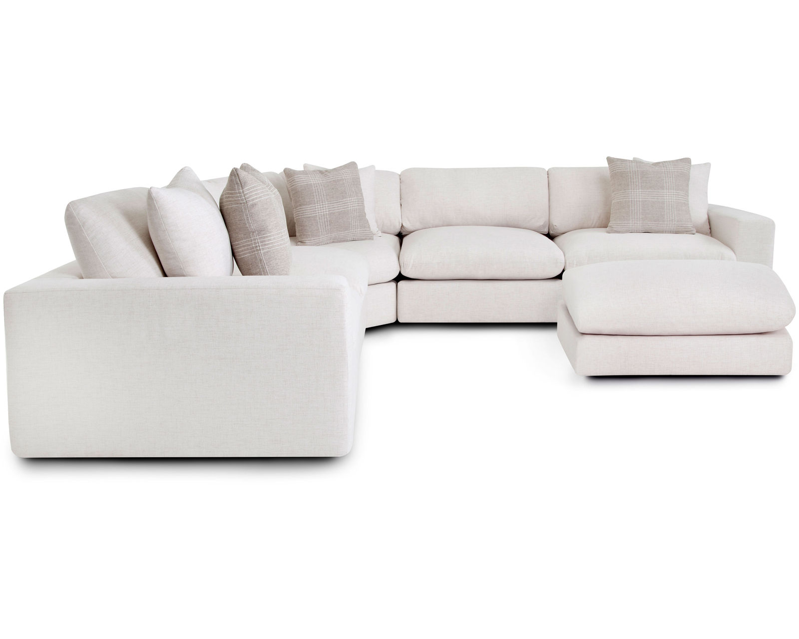 Darcy 972 Stationary Sectional - Layout B: Six Piece Sectional 117" x 117"